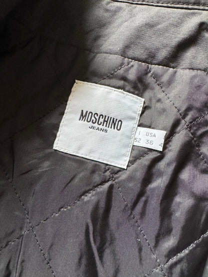 Moschino Utility Black Worker Bomber Jacket (L) - 10