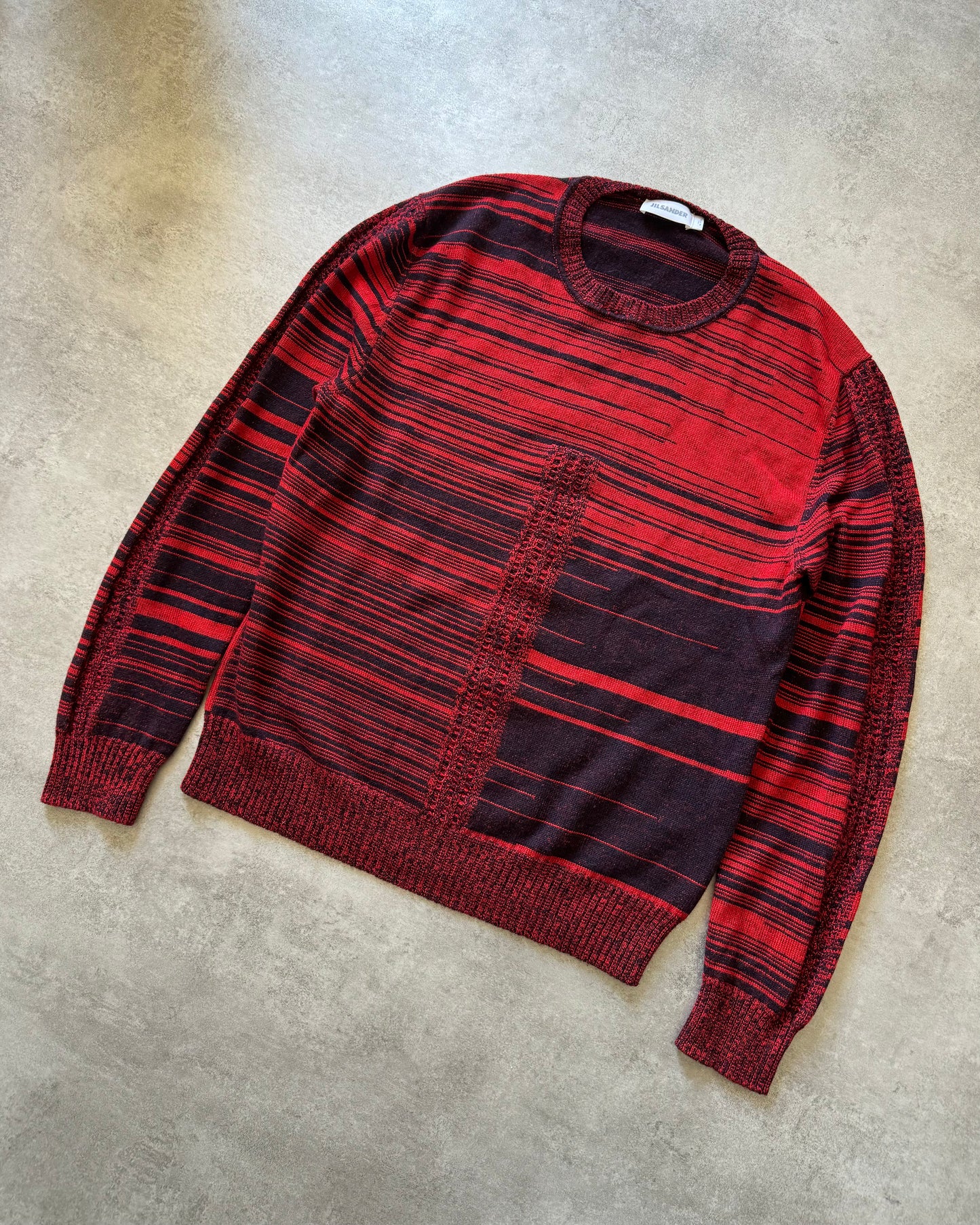 2010s Jil Sander Striped Devil Sweater  (L) - 3