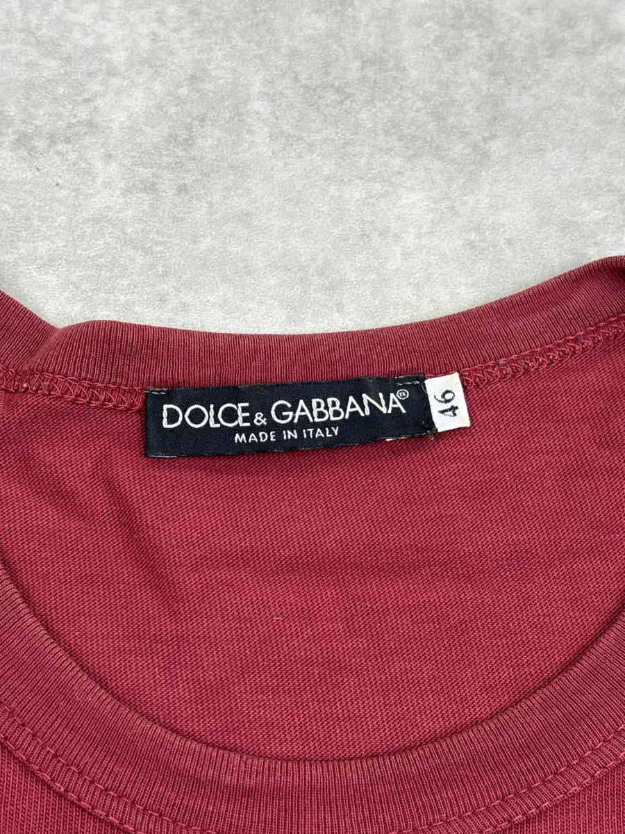 AW2004 Dolce & Gabbana Red Tiger Head T-Shirt NfPmuOzB 8