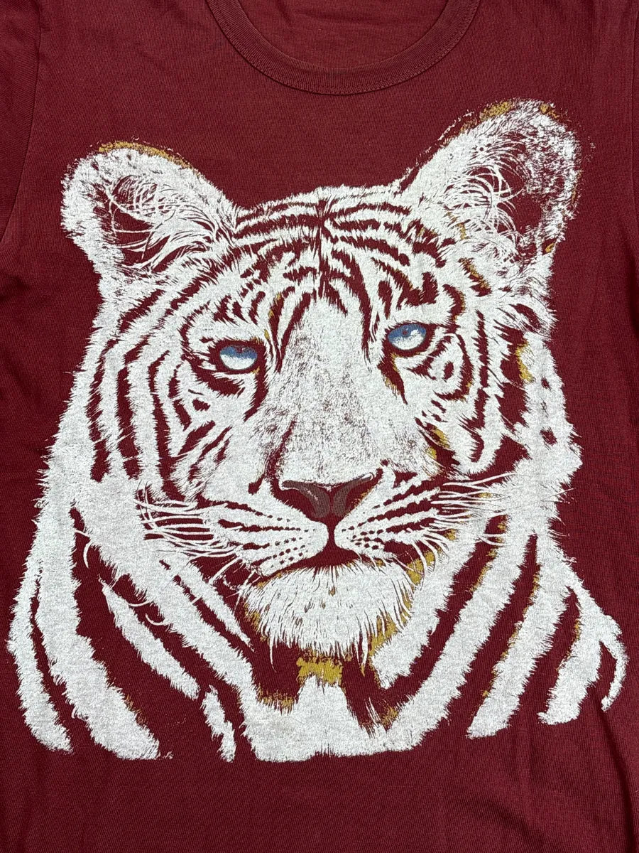 AW2004 Dolce & Gabbana Red Tiger Head T-Shirt NfPmuOzB 7