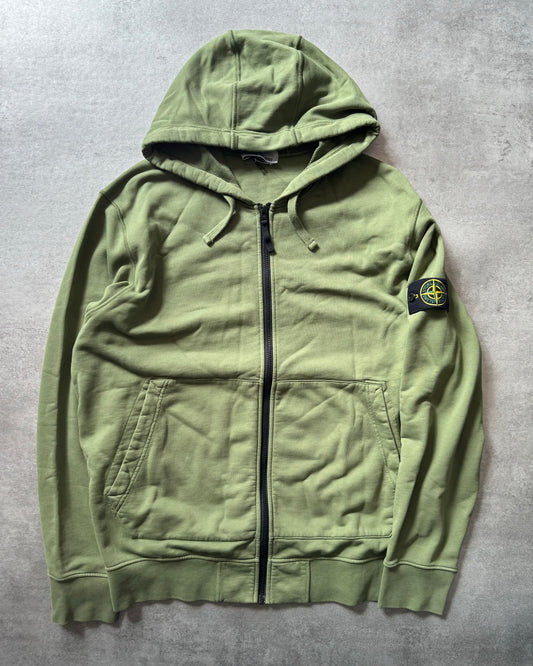 AW2021 Stone Island Olive Hooded Sweater (XL) - 1