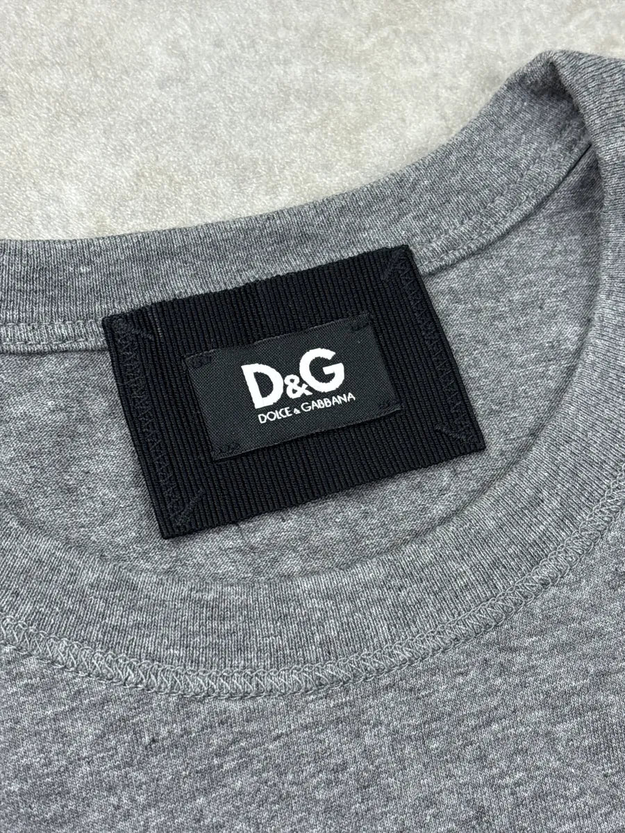 2000s Dolce & Gabbana Grey Women Portrait T-Shirt NiygeHzN 8