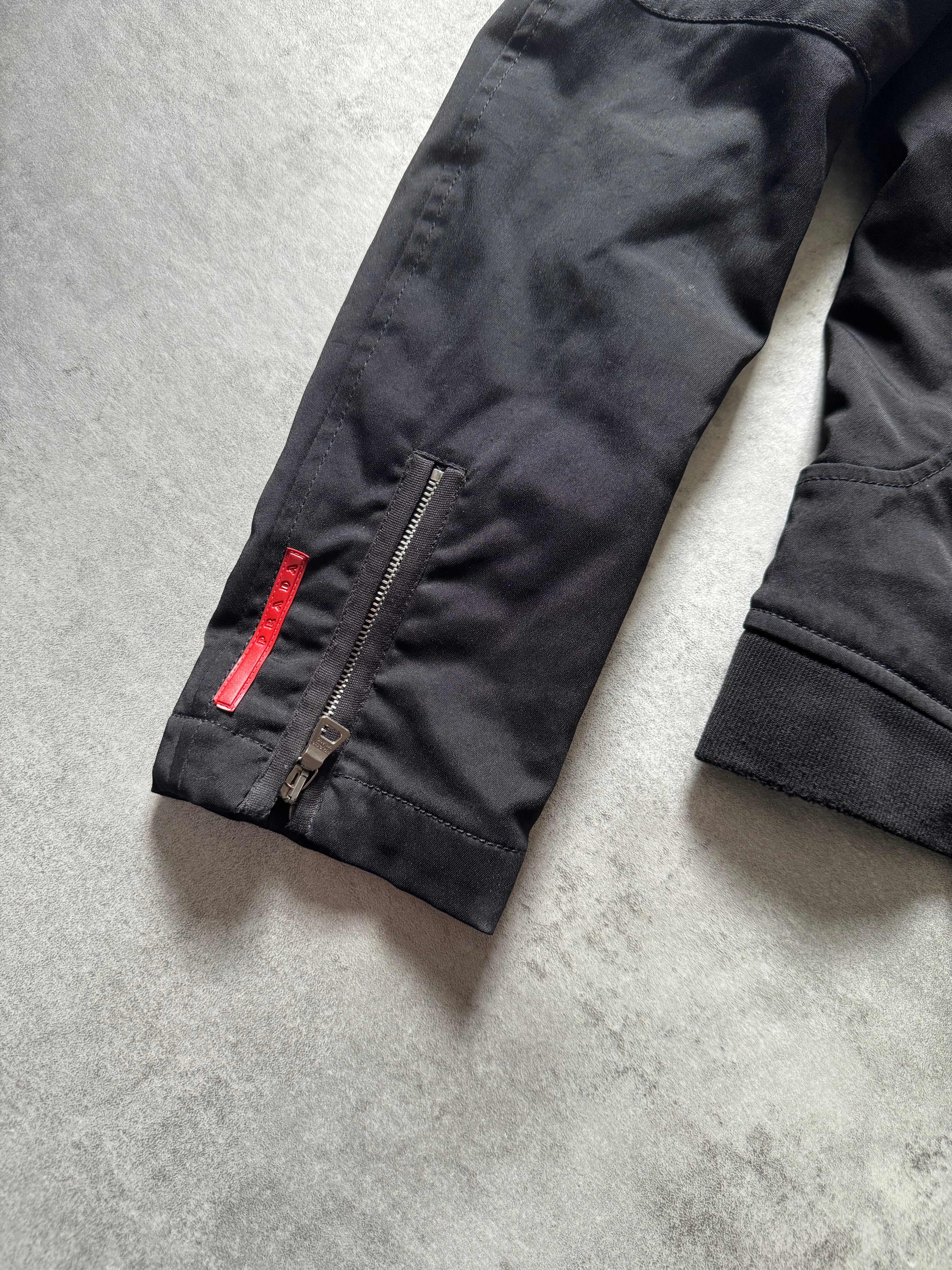 2000s Prada Light Black Tactical Jacket  (M) - 9