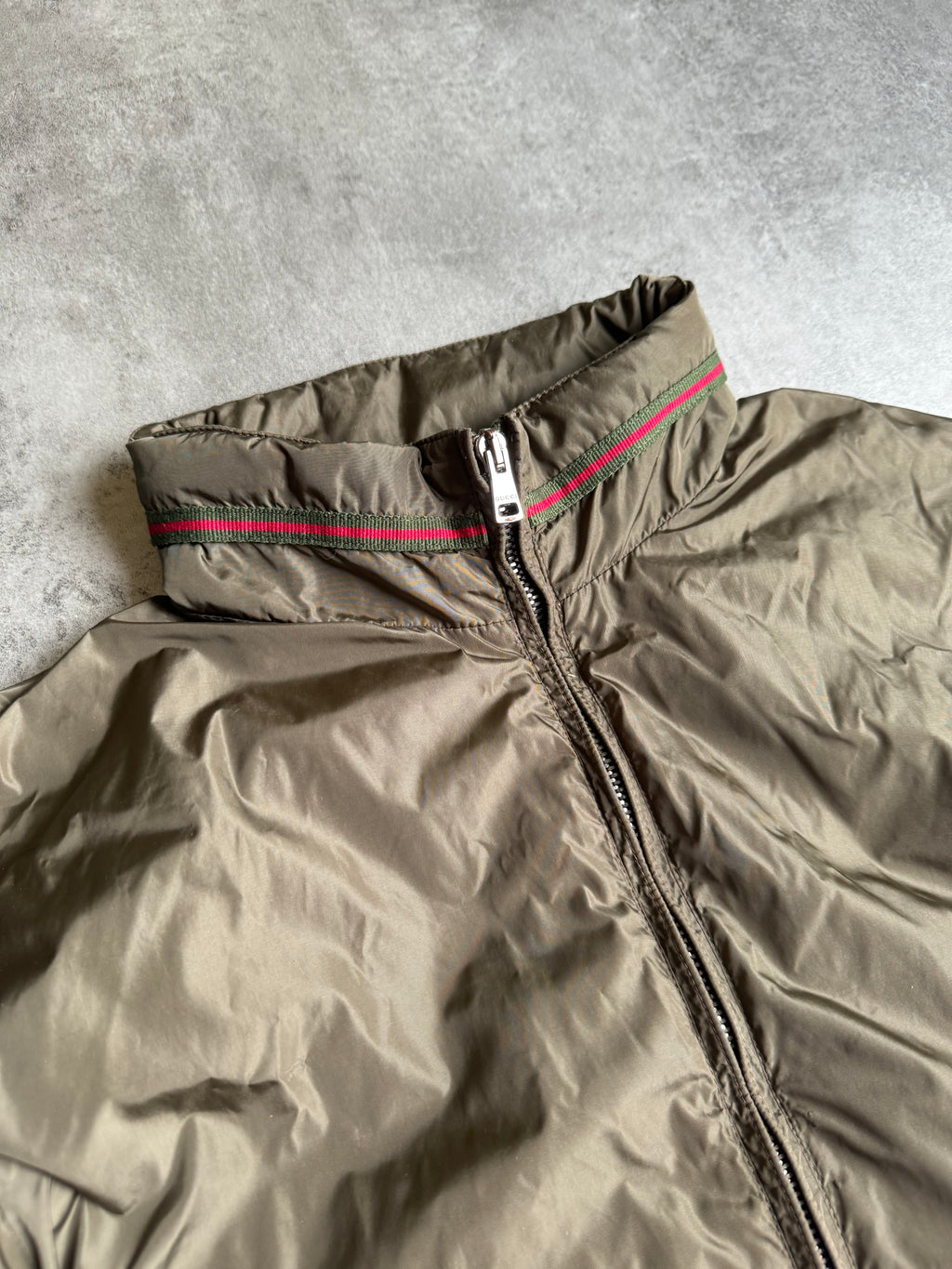 SS2010 Gucci Olive Light Jacket by Frida Giannini (XS/S) - 11