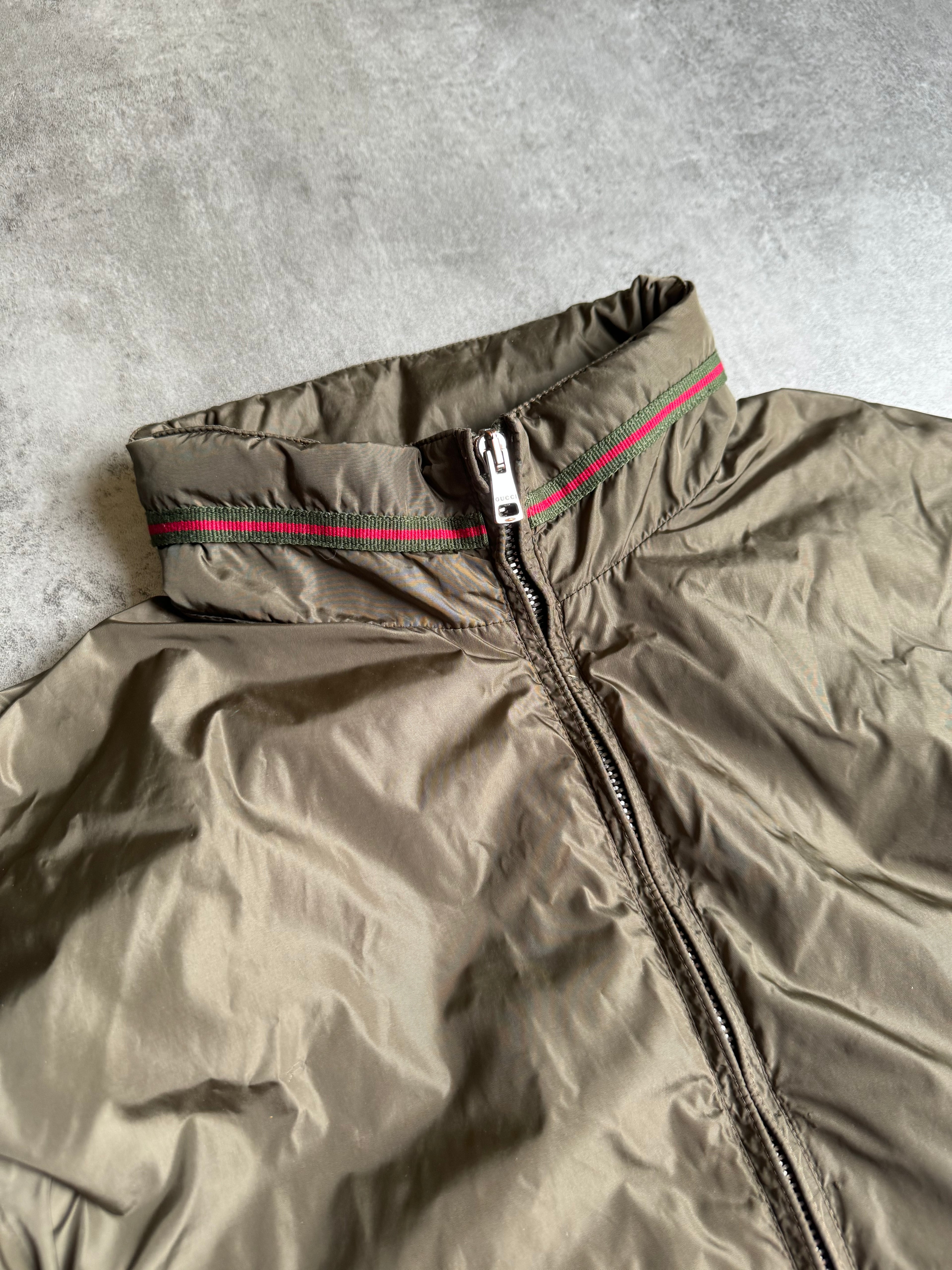 SS2010 Gucci Olive Light Jacket by Frida Giannini (XS/S) - 11