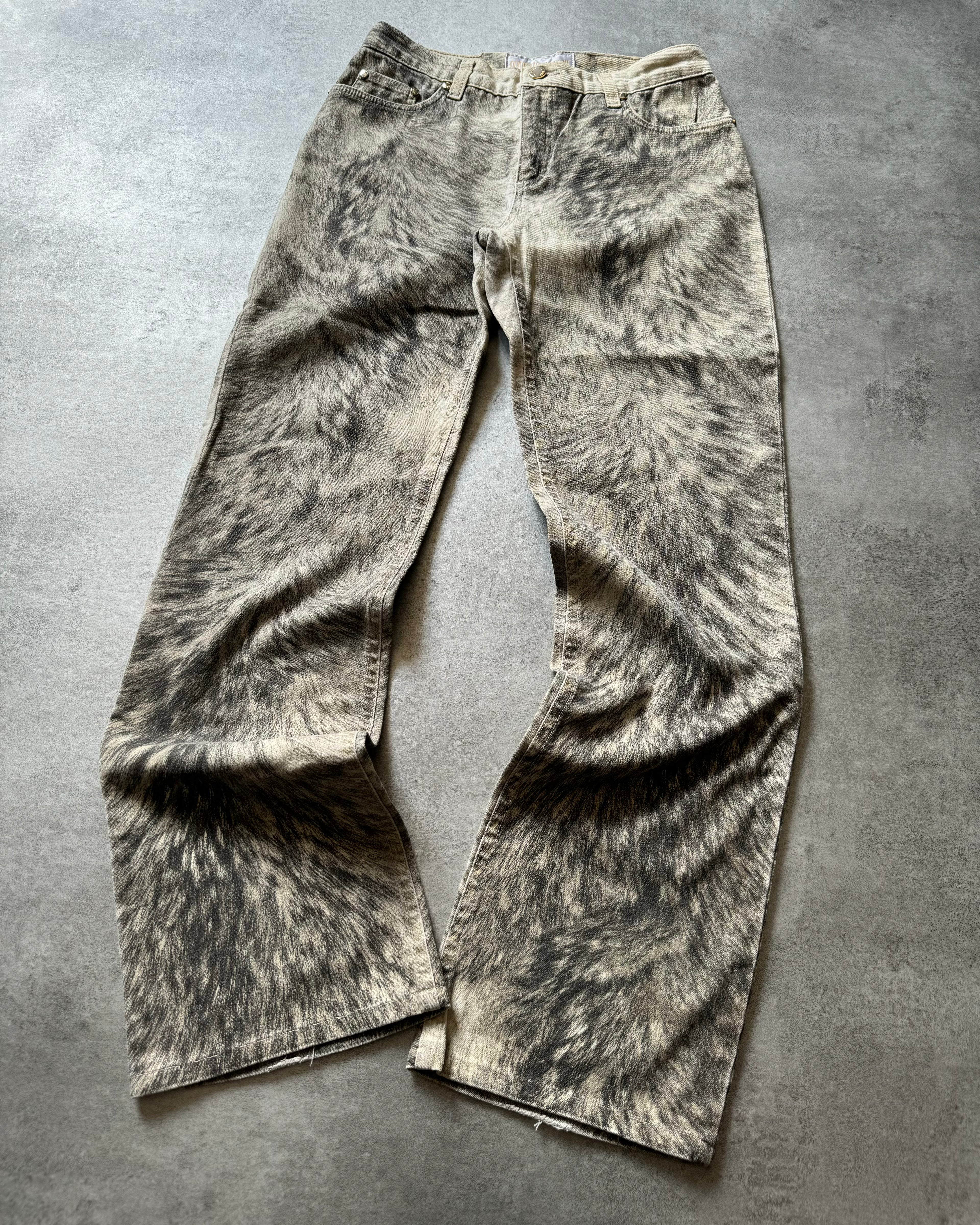 AW1999 Roberto Cavalli Heavy Animal Pants  (XS) - 2