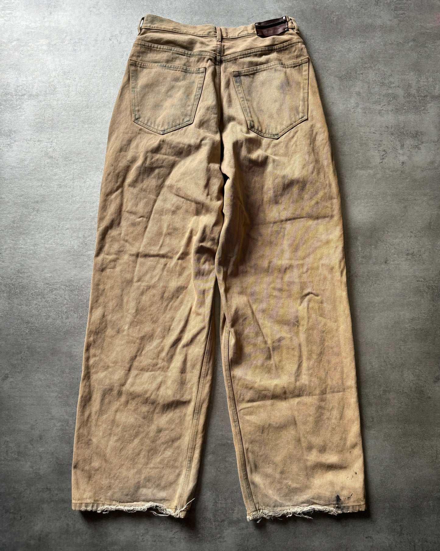 FW2021 Dries Van Noten Dyed Cozy Faded Pants  (M) - 5