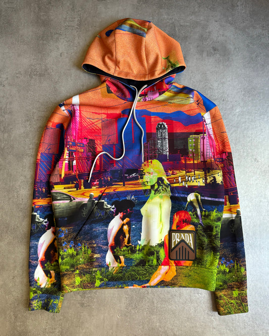 SS2019 Prada Psychadelic World Tech Hoodie (M) - 1