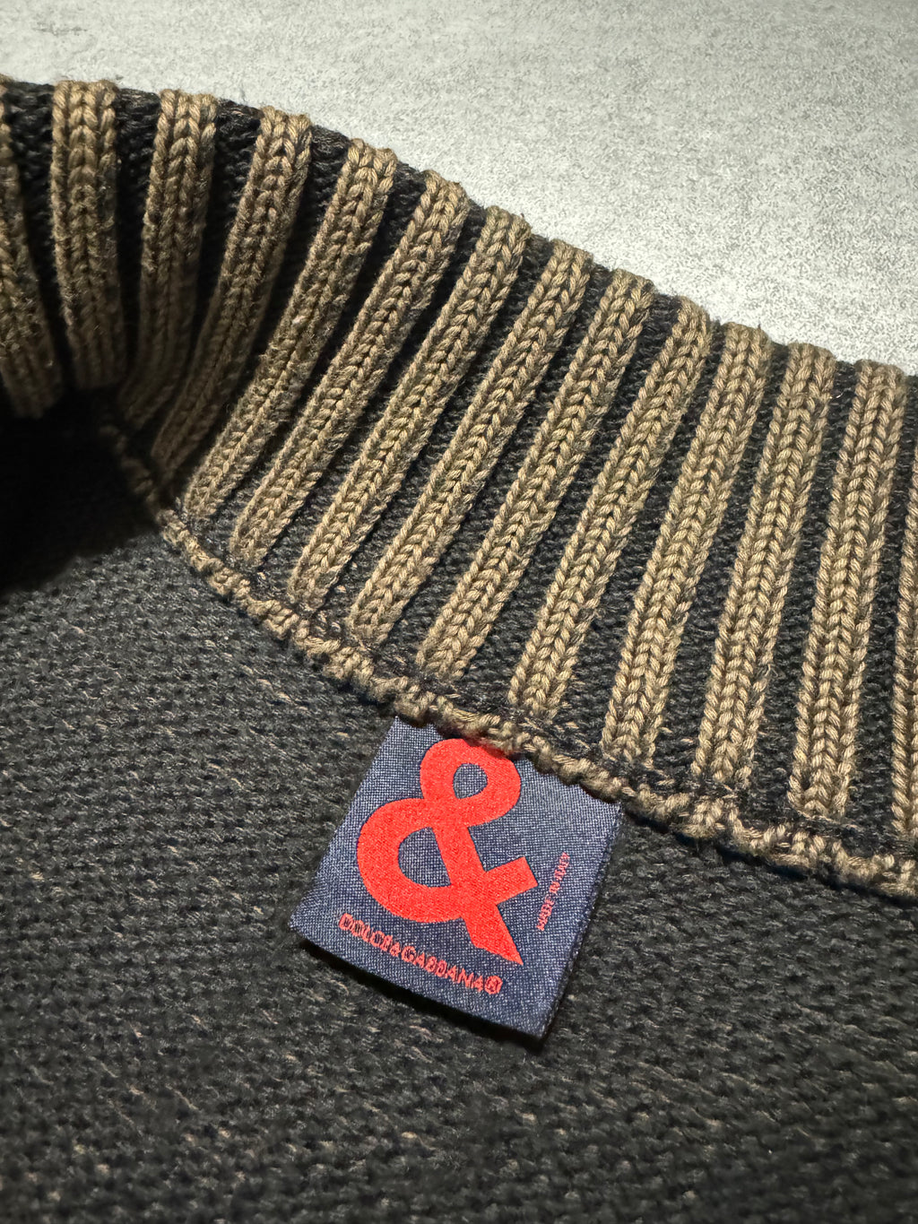 2000s Dolce & Gabbana Brown Horizon Sleeveless Zip-Up Sweater (S) - 6