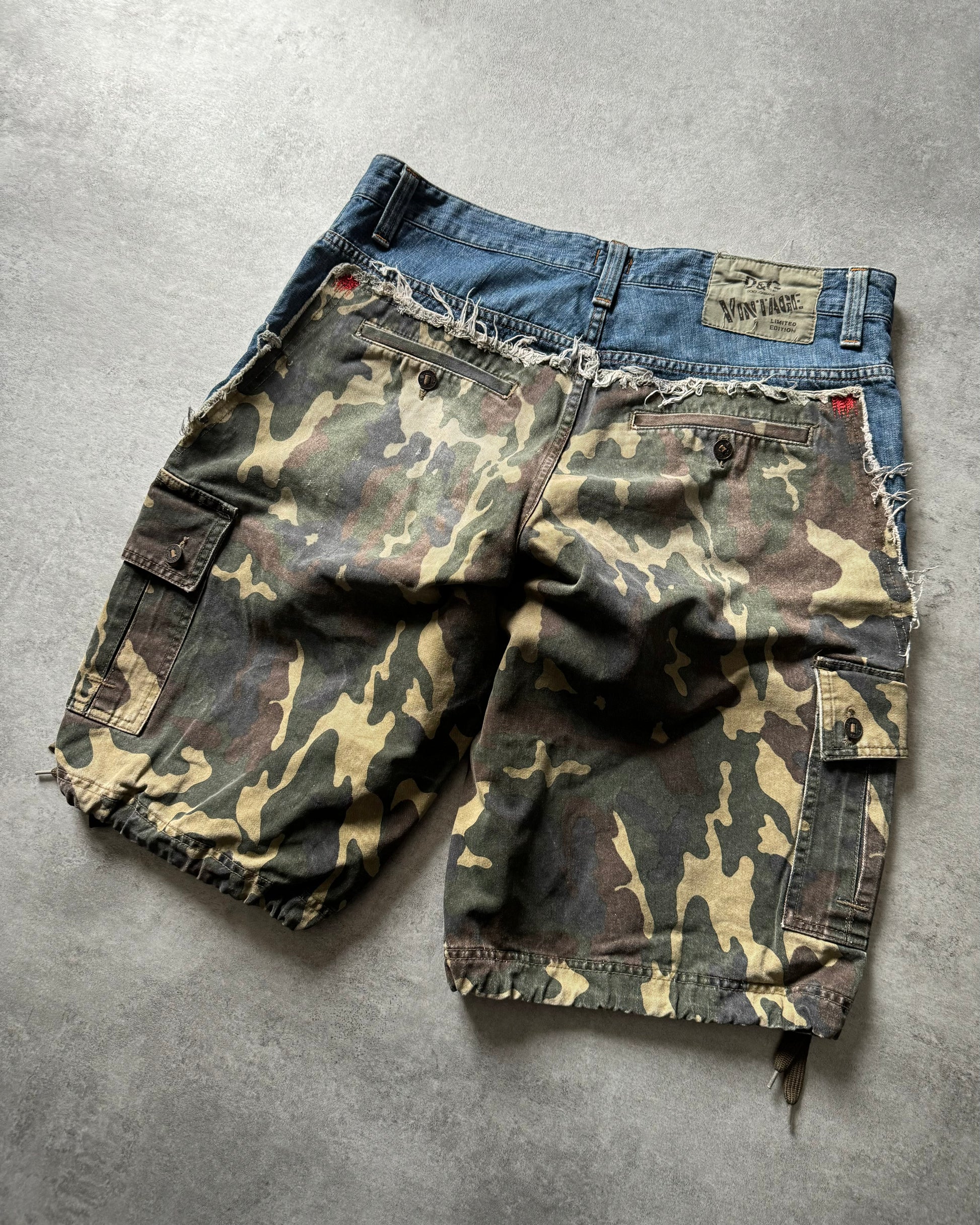 SS2006 Dolce & Gabbana Hybride Camo Military Short (L) - 4