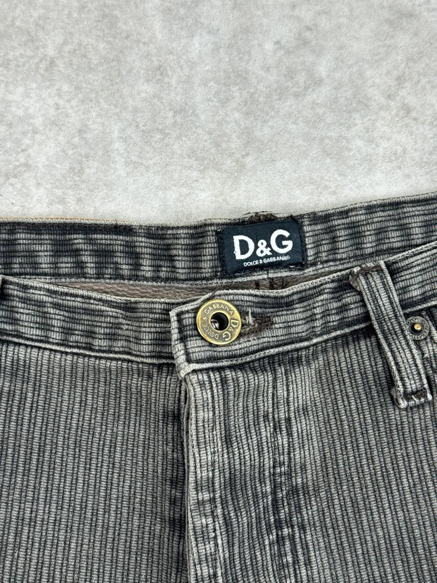 AW2003 Dolce & Gabbana Hybrid Grey Khaki Aviator Cargo Pants NwghDTOK 10