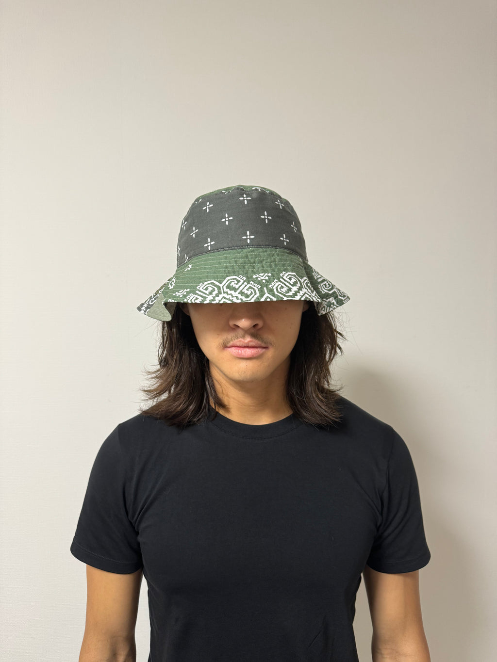 AW2024 Kapital Olive Safari Beanie  (OS) - 4