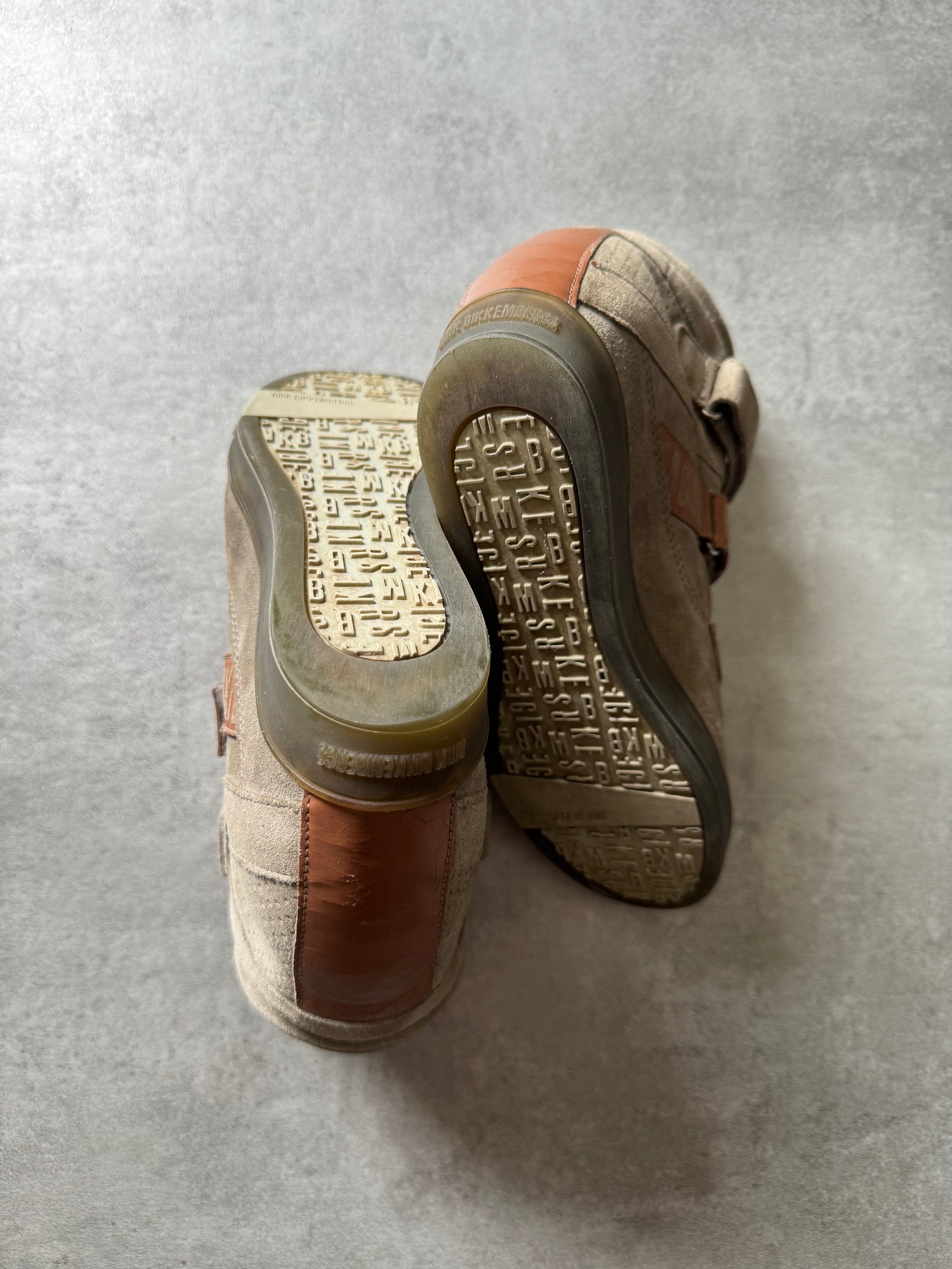 Dirk Bikkembergs Olive Scratch Heels (38) - 9