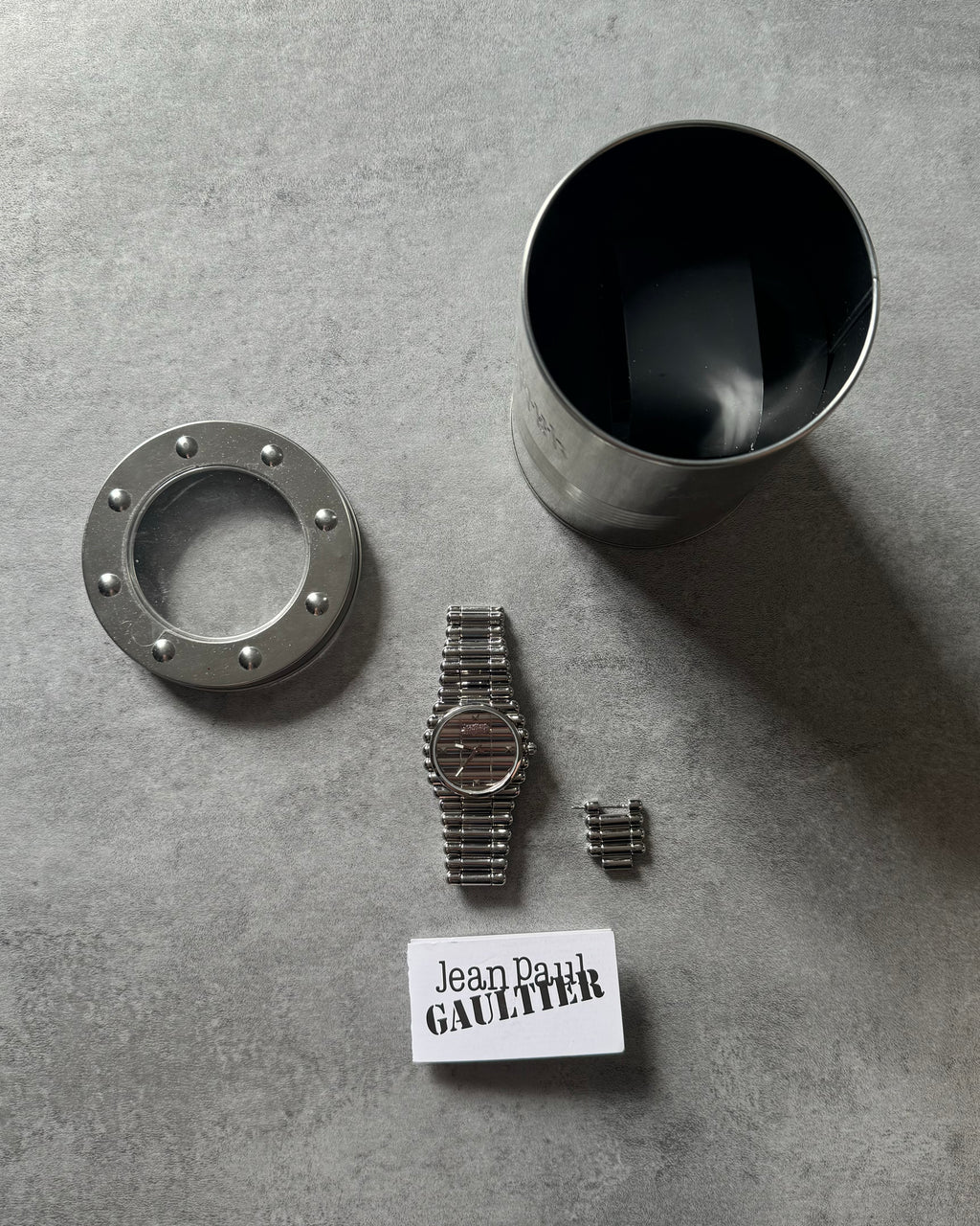 Jean Paul Gaultier Archive Silver Bullet Watch (OS) – Dolce Vita Hub Jean Paul Gaultier Archive Silver Bullet Watch (OS) – Dolce Vita Hub