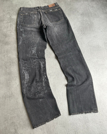 SS2008 Cavalli Grey Scales Effect Jeans (S/M) - 3