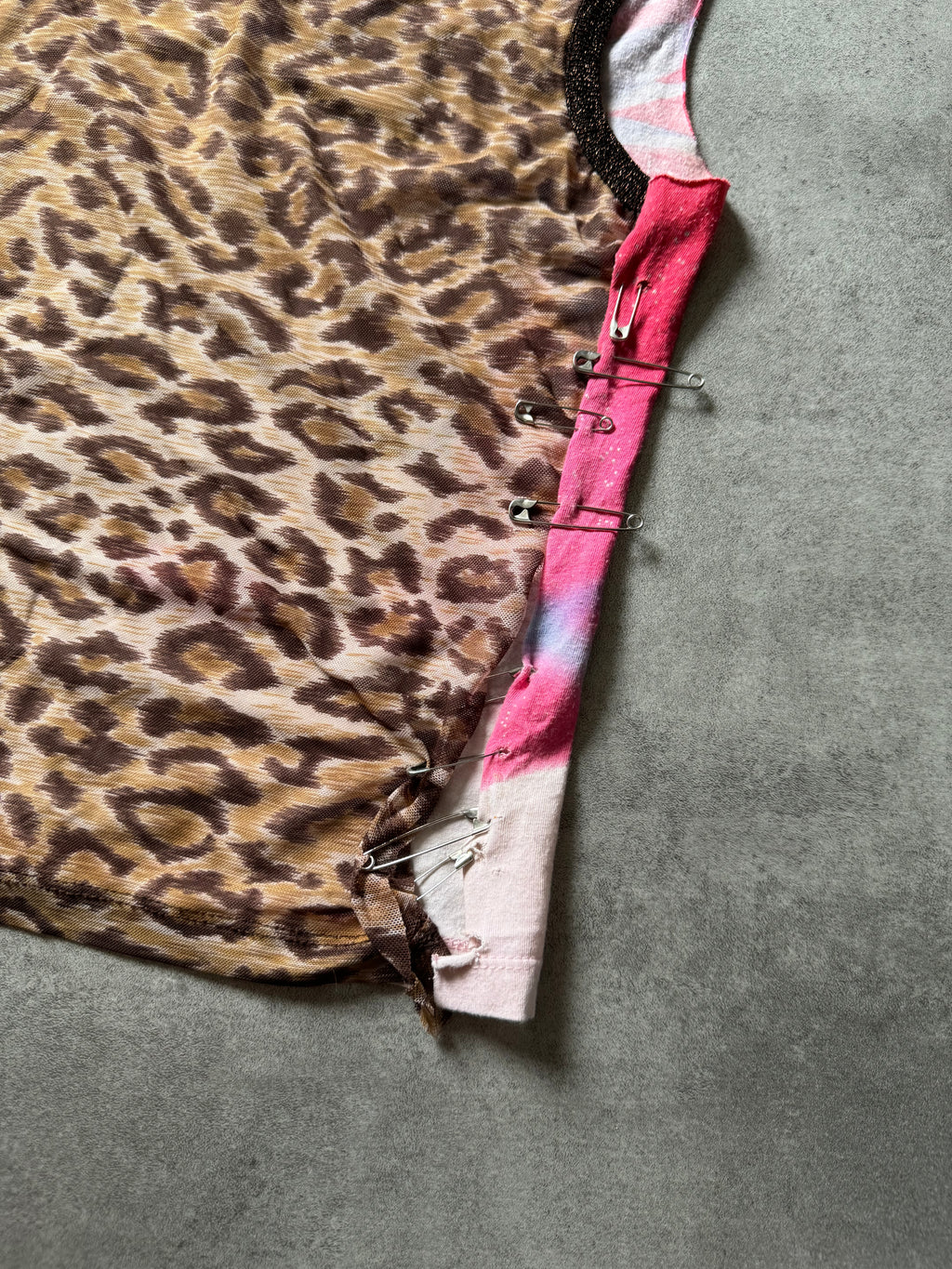 FW2001 Dolce & Gabbana Punk Face Jaguar Tank Topk  (XS) - 5