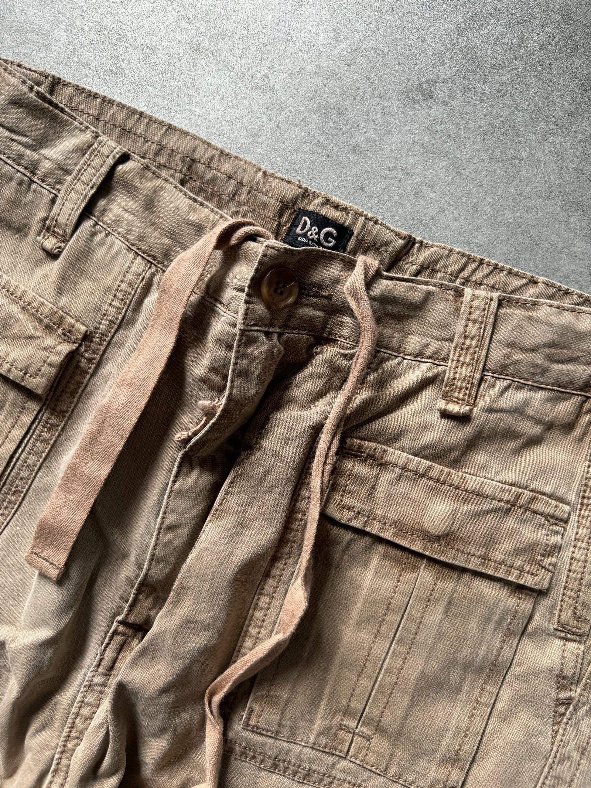 FW2006 Dolce & Gabbana Cargo Army Pants (L) - 8