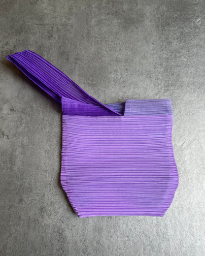 SS2024 Issey Miyake Pleats Please Polyester Purple Tote Bags (OS) - 1