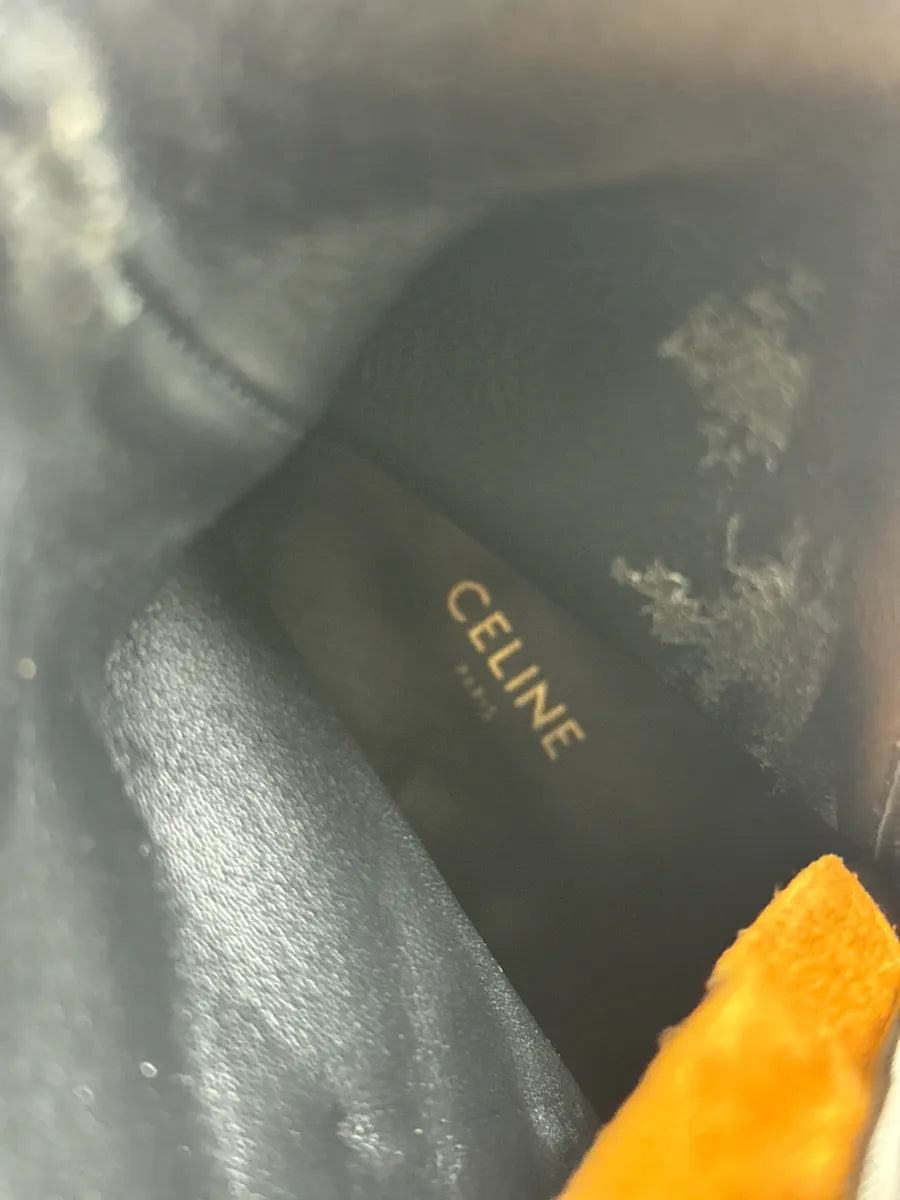 SS2019 Celine Camel Suede Harness Chain Detail Boots ORuQTxow 10
