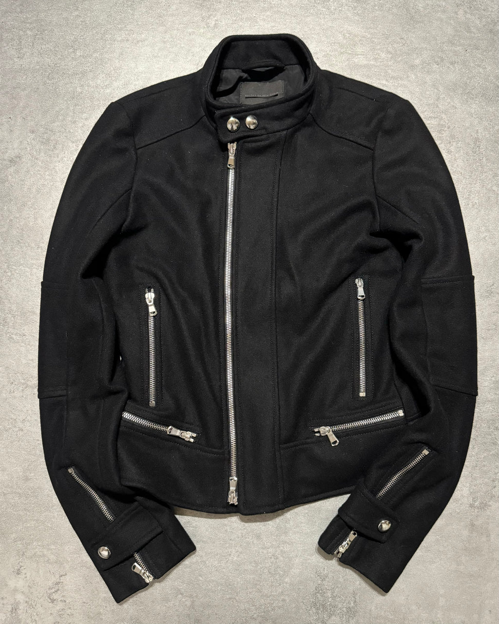 Diesel Black Gold Black Light Multi Zips Jacket (XS) - 1