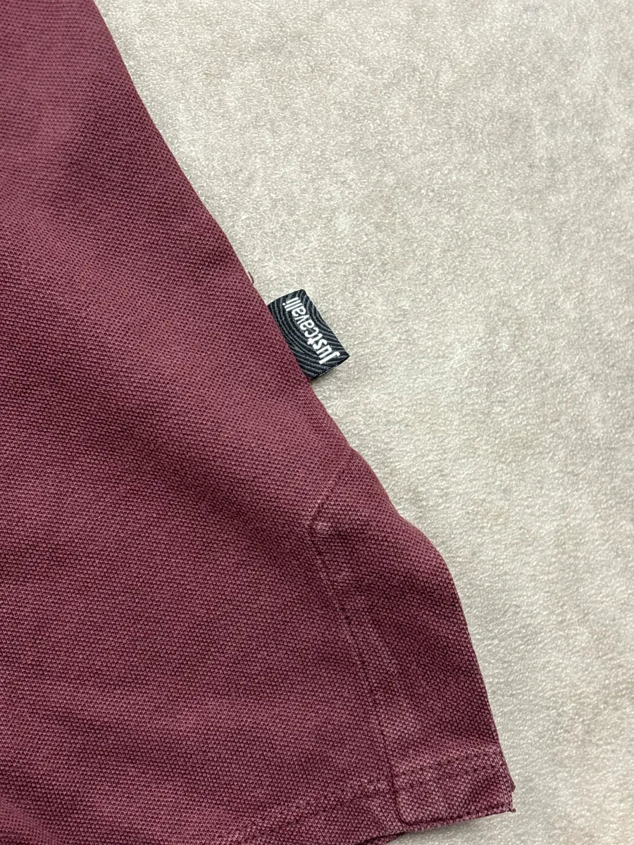 AW2017 Cavalli Burgundy Leopard Embroidered Polo OYtcKsQb 9