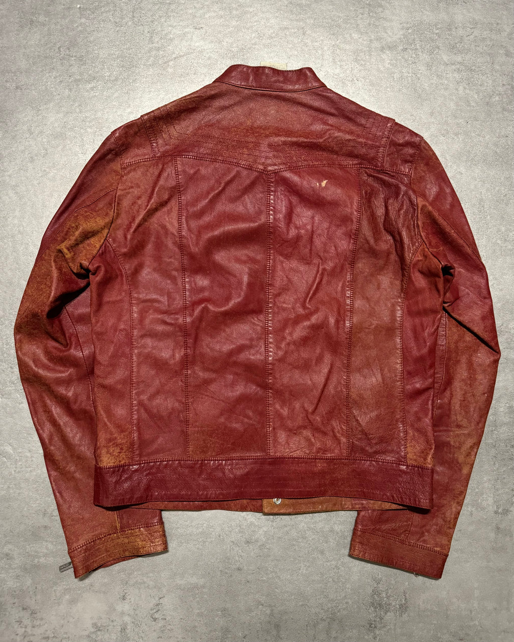 SS2004 Cavalli Sexy Biker Conceptual Leather Jacket  (L) - 3