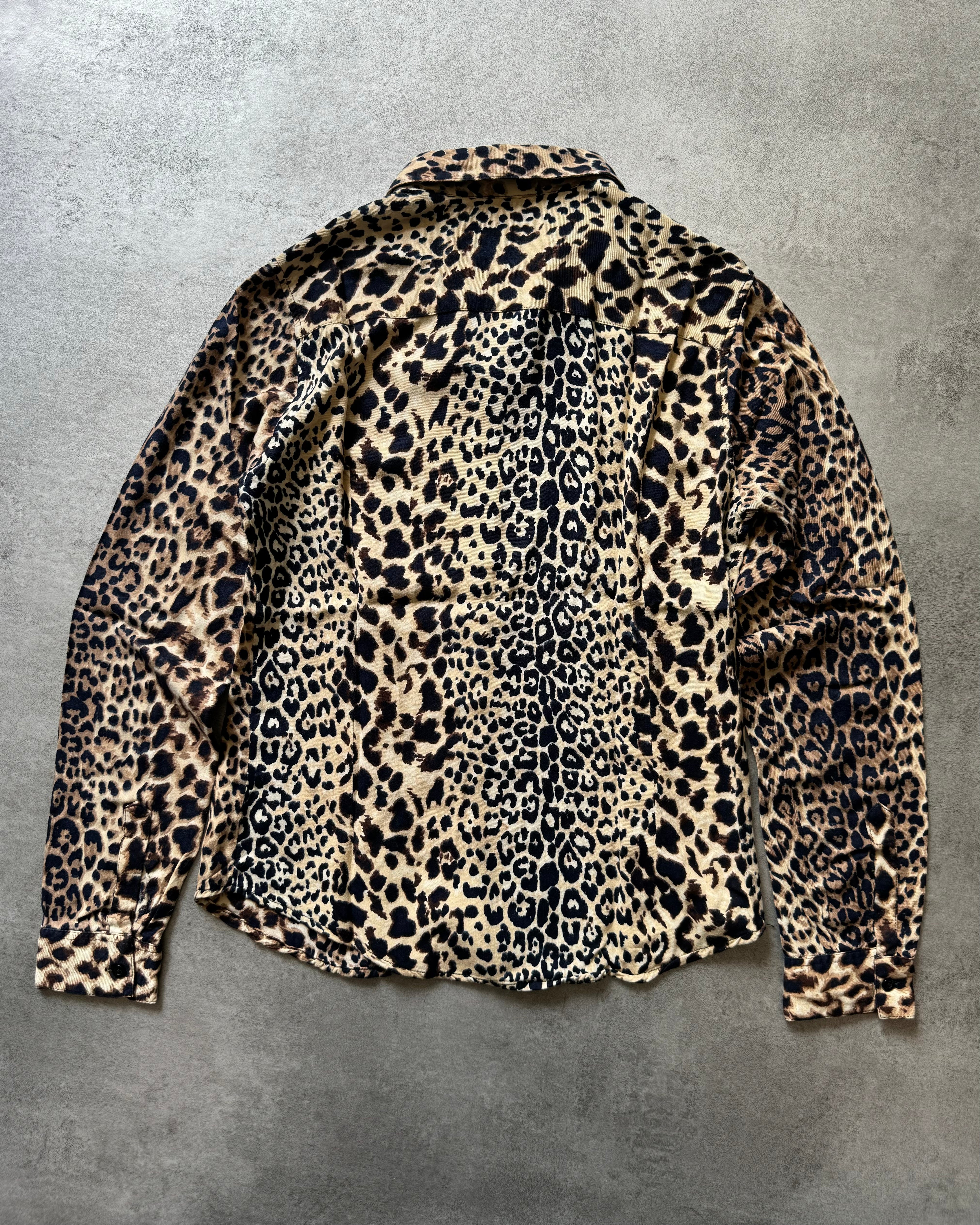 2000s Roberto Cavalli Jaguar Shirt (S) - 3