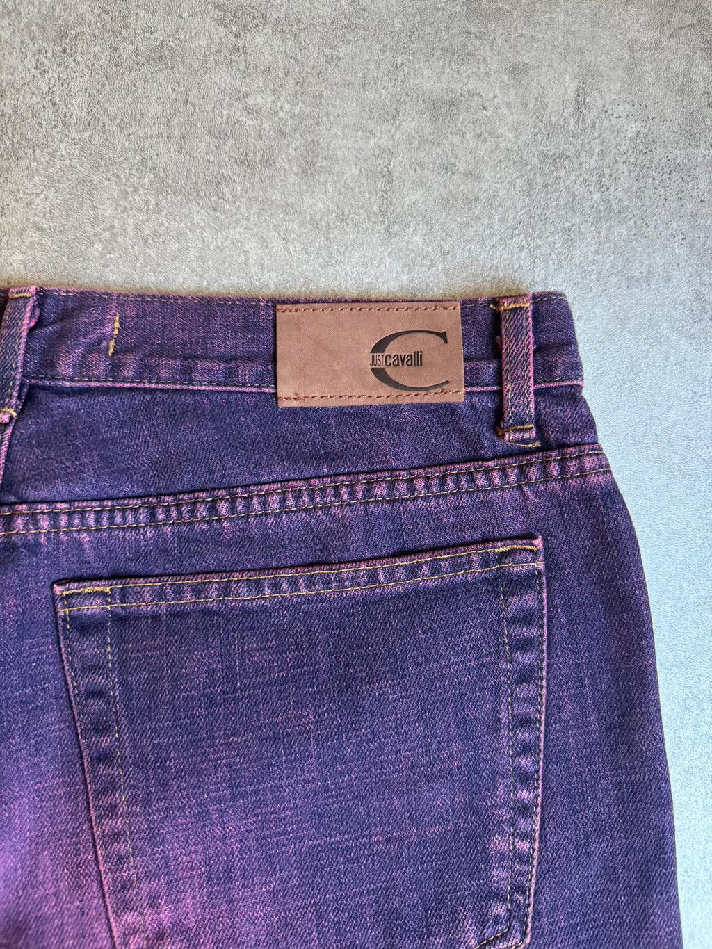 SS2007 Cavalli Eclipse Faded Purple Pants (M) - 6