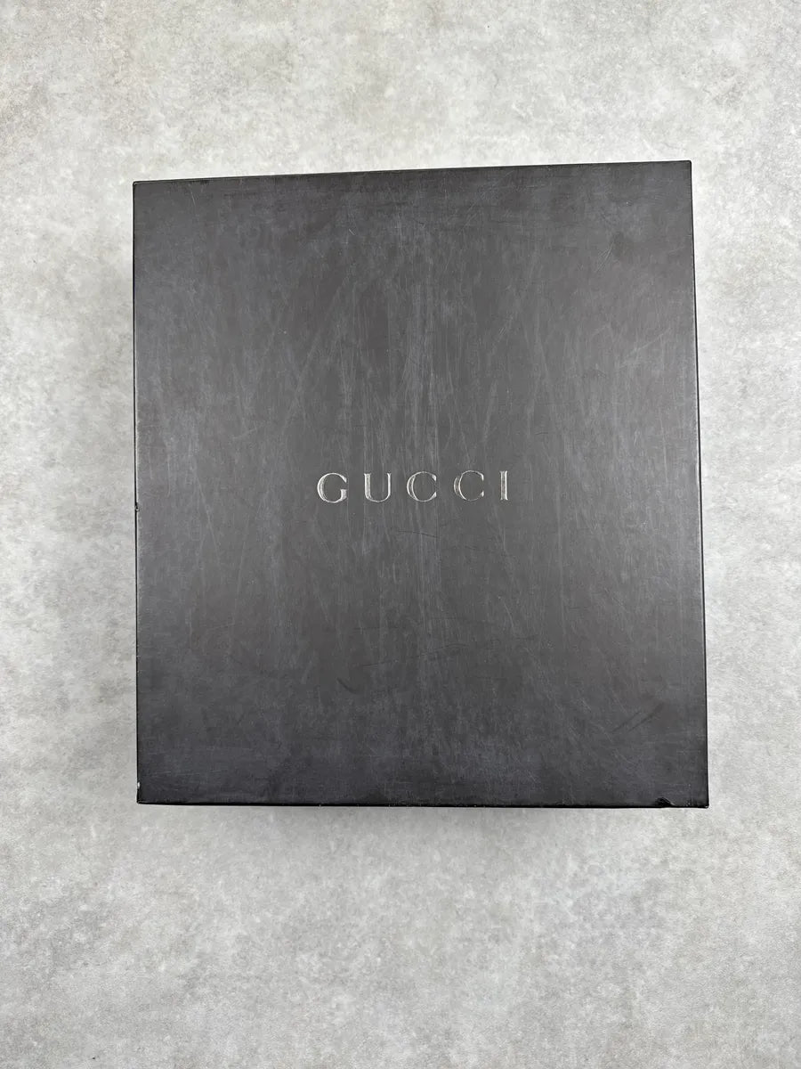 Gucci Black Leather Interlocking G Square Ankle Boots ObESYMNo 11