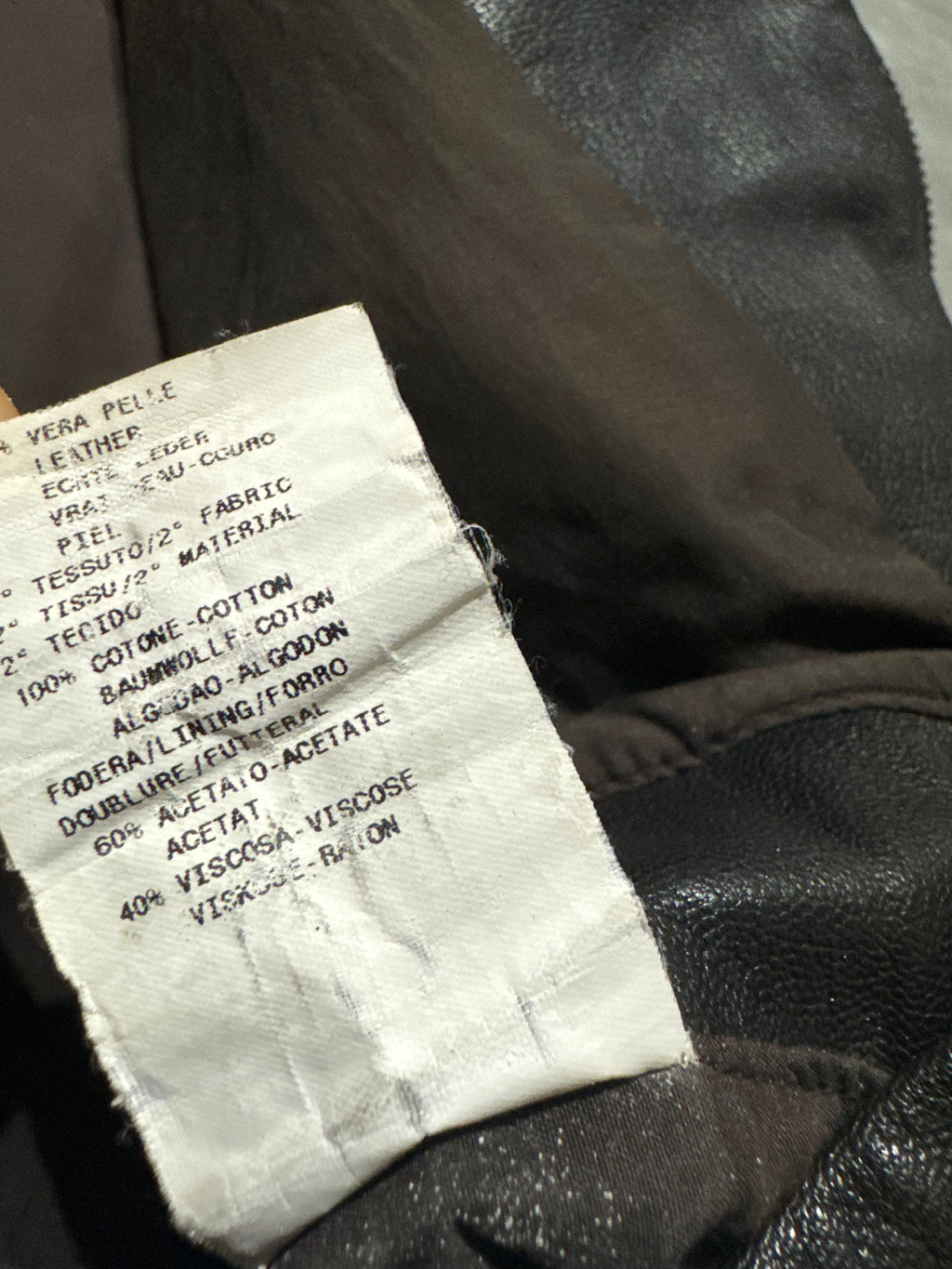 AW2008 Emporio Armani Obscure Premium Alpha Leather Jacket (M/L) - 10