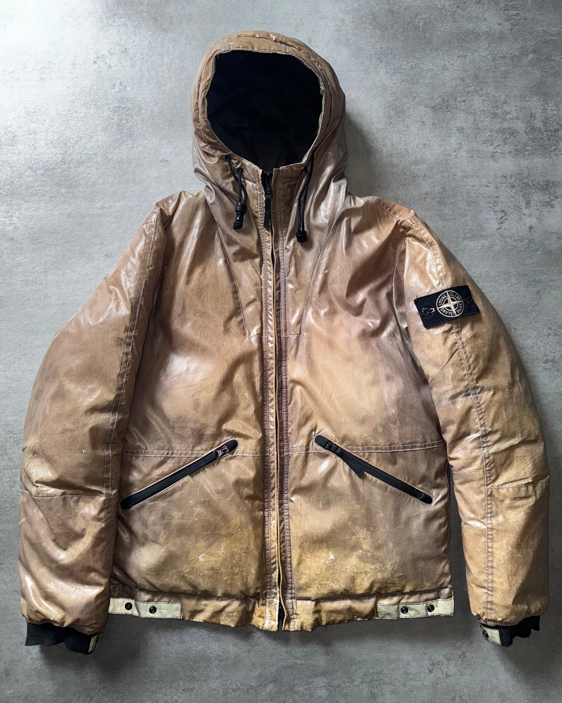 AW2009 Stone Island Ice Termo Camel Jacket  (M) - 3