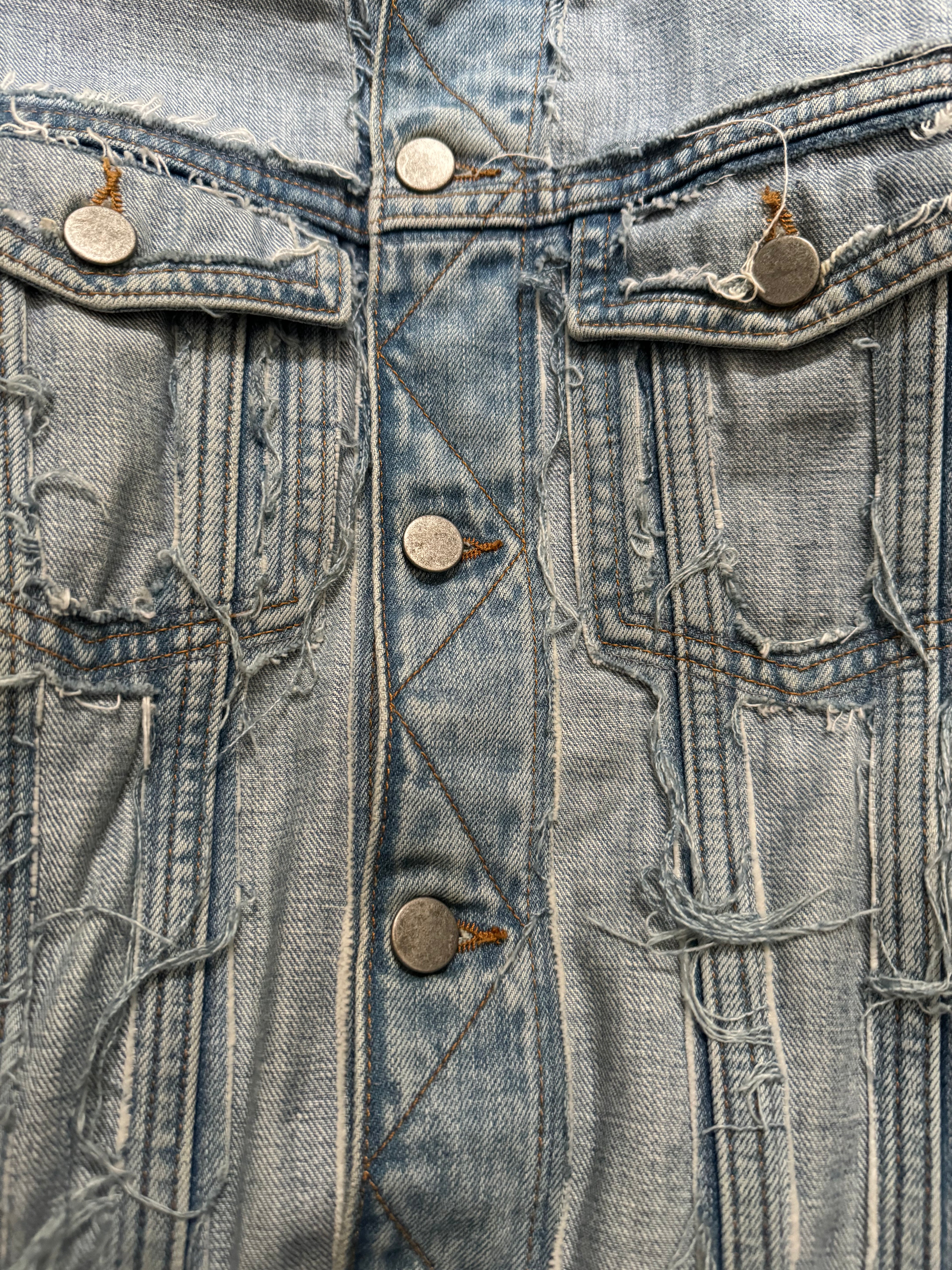 SS2005 Maison Margiela x H&M Reversed Denim Jacket Re-Edition (S) - 6