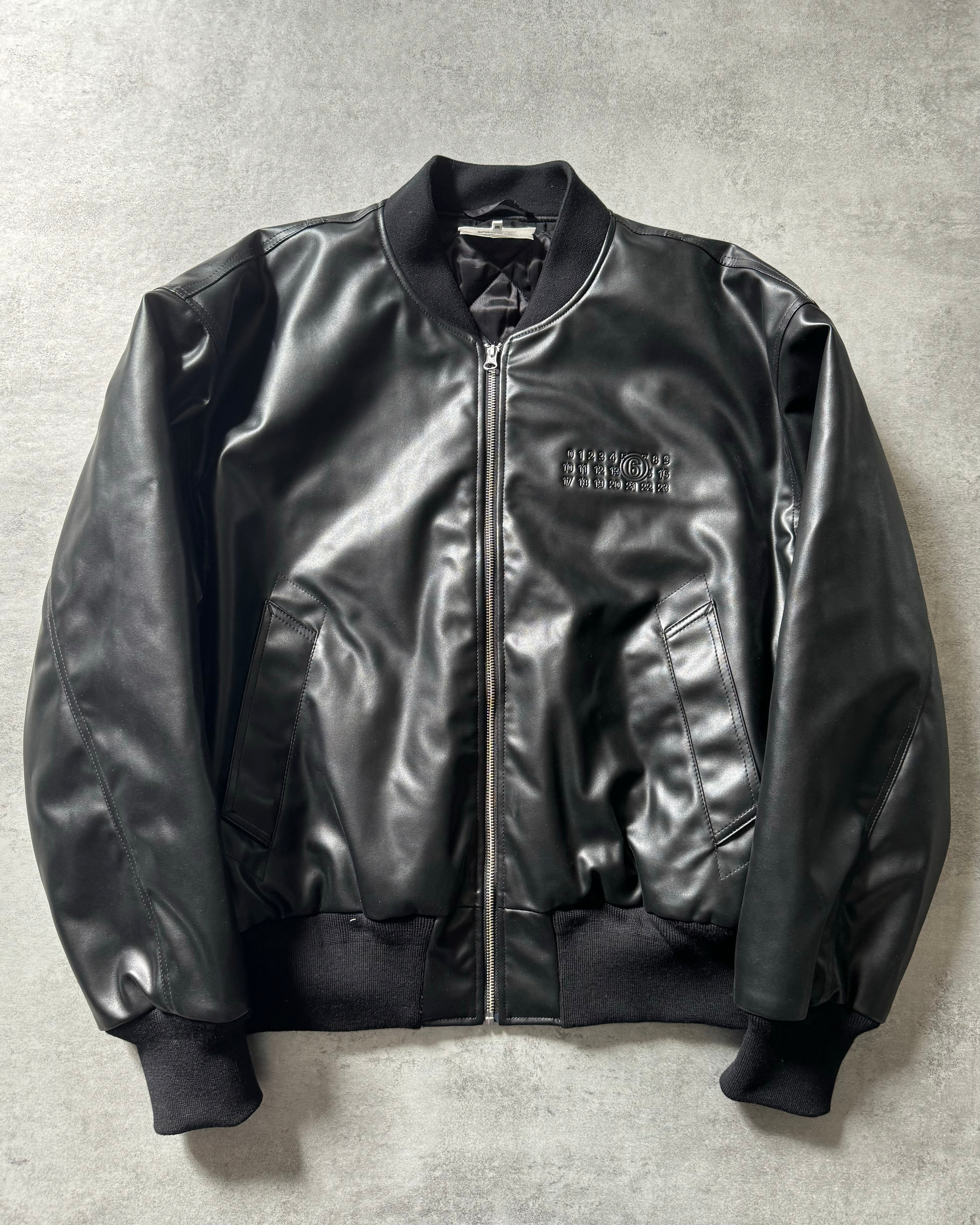 SS2023 Maison Margiela Ultra Black Bomber Jacket (L) - 1