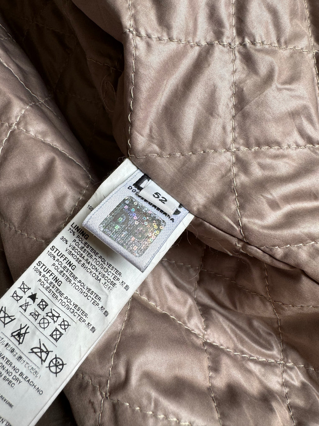 AW1996 Dolce & Gabbana Eroded Stone Leather Jacket  (L) - 4