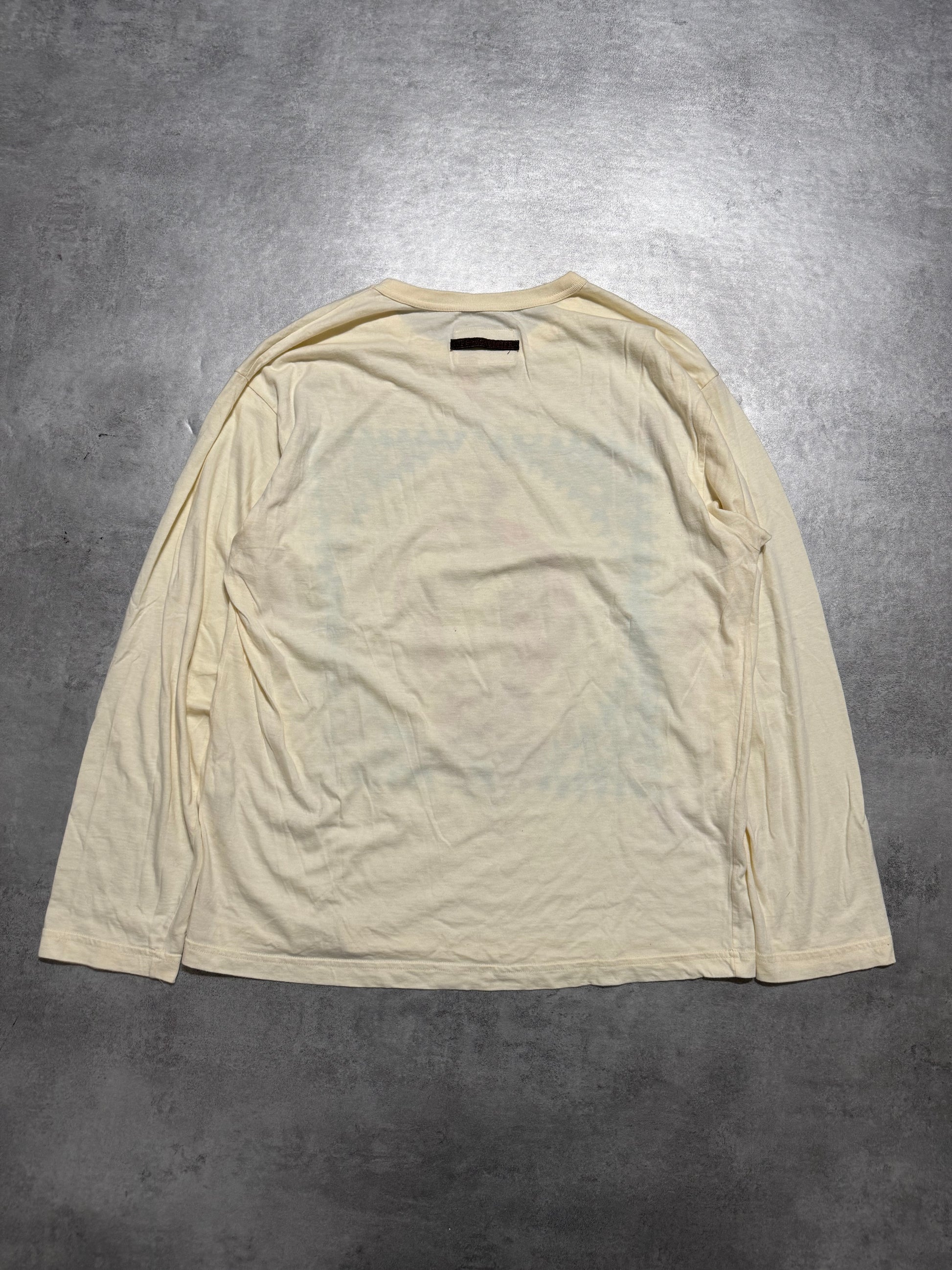 2000s Jean Paul Gaultier Cow-Boy Target Creamy Longsleeves (M) - 2