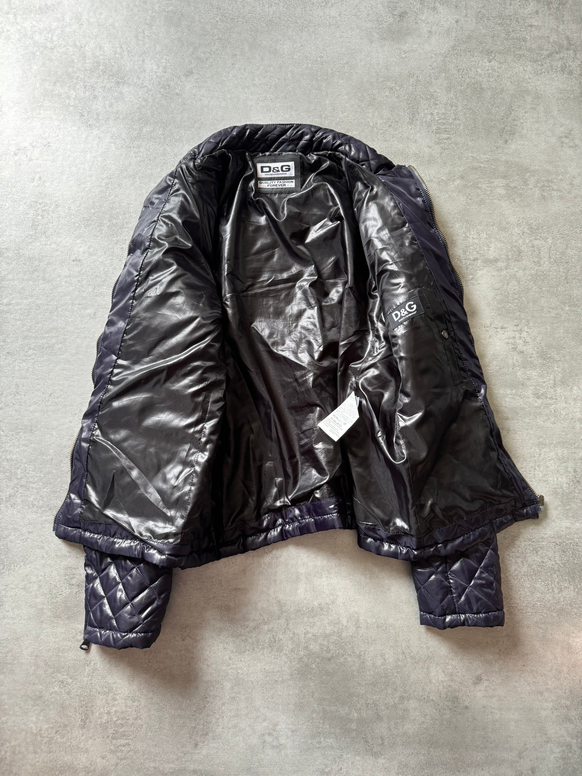 2000s Dolce & Gabbana Premium Purple Jacket (L) - 4