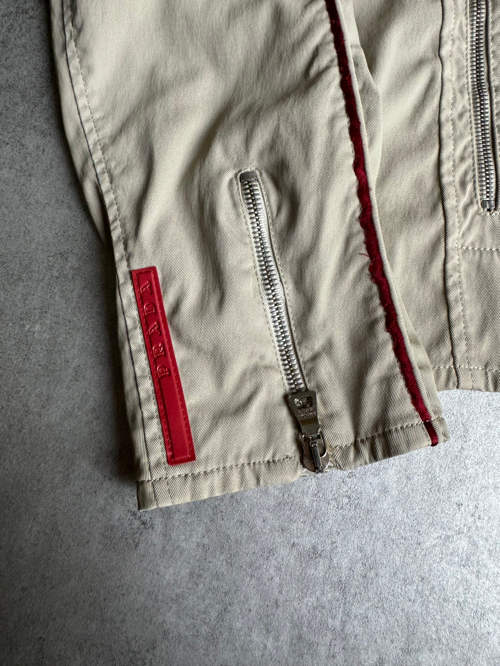 SS1999 Prada Citizen Beige Cozy Light Nylon Jacket (M) - 5