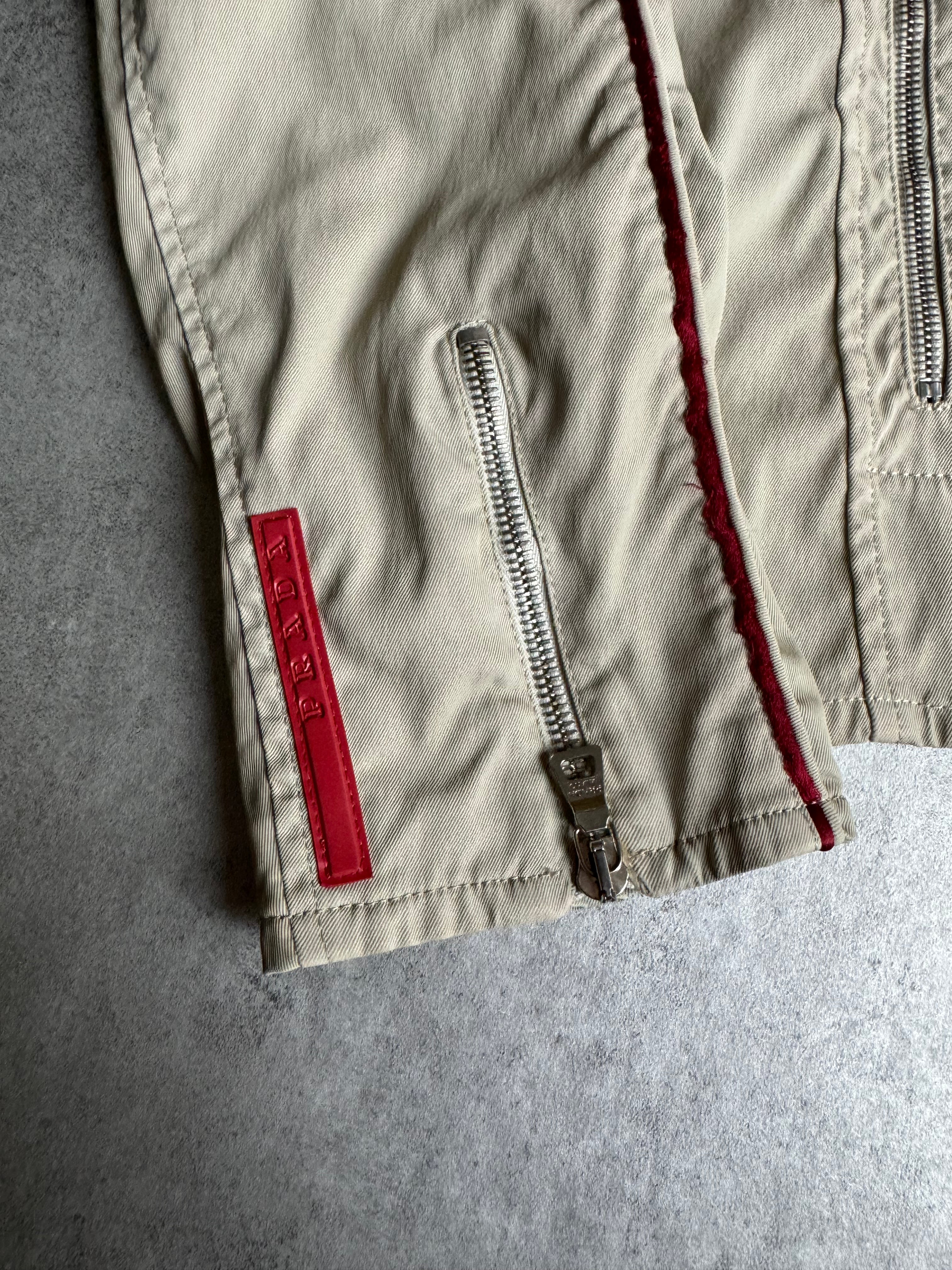 SS1999 Prada Citizen Beige Cozy Light Nylon Jacket (M) - 5