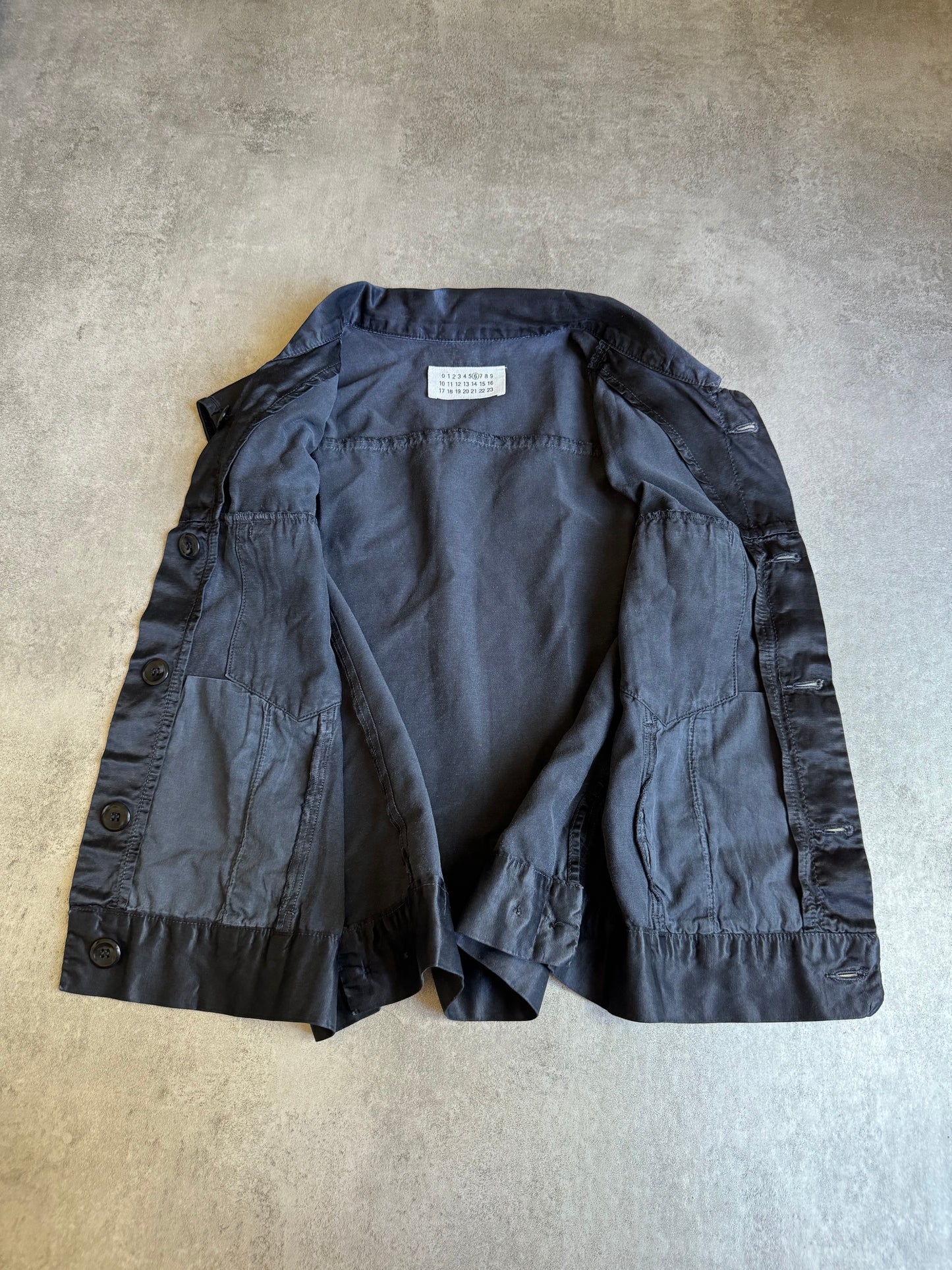 Maison Martin Margiela Black Sleeveless Trucker Tech Jacket (S) - 6