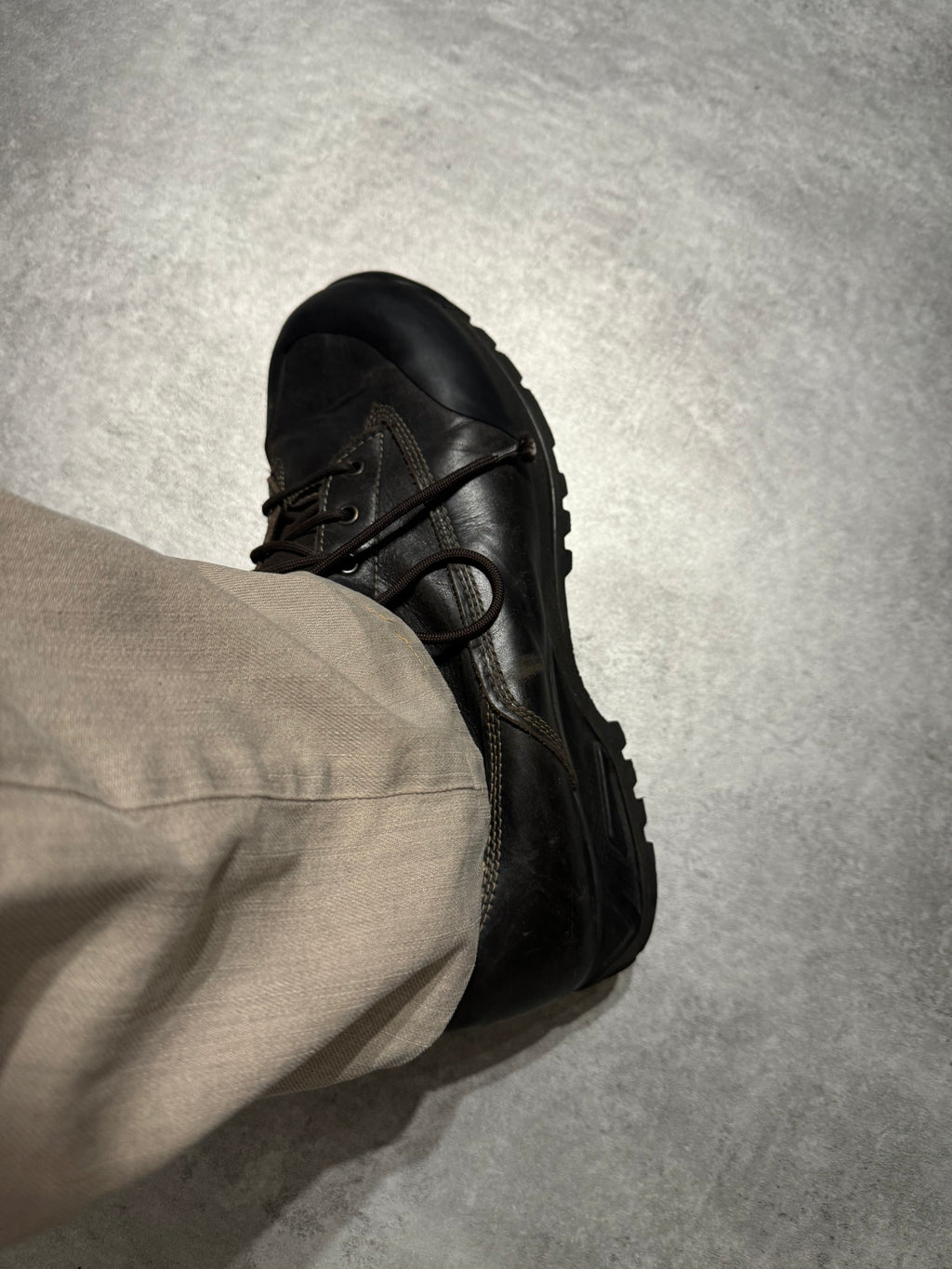 AW2019 Combat Brown Cozy Vibram Boots (45) - 3