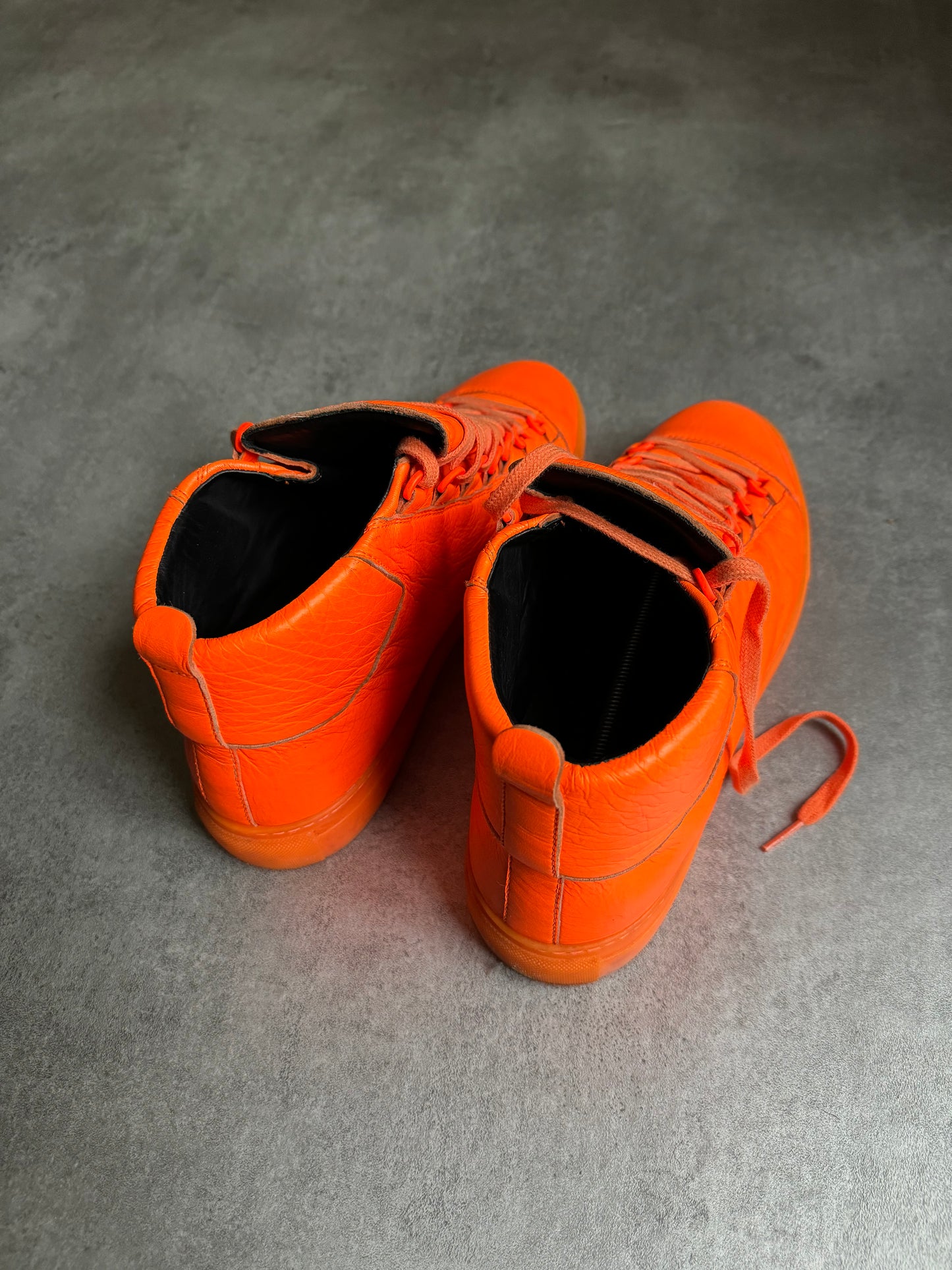 Balenciaga Arena High Neon Orange Leather (45,5) - 6