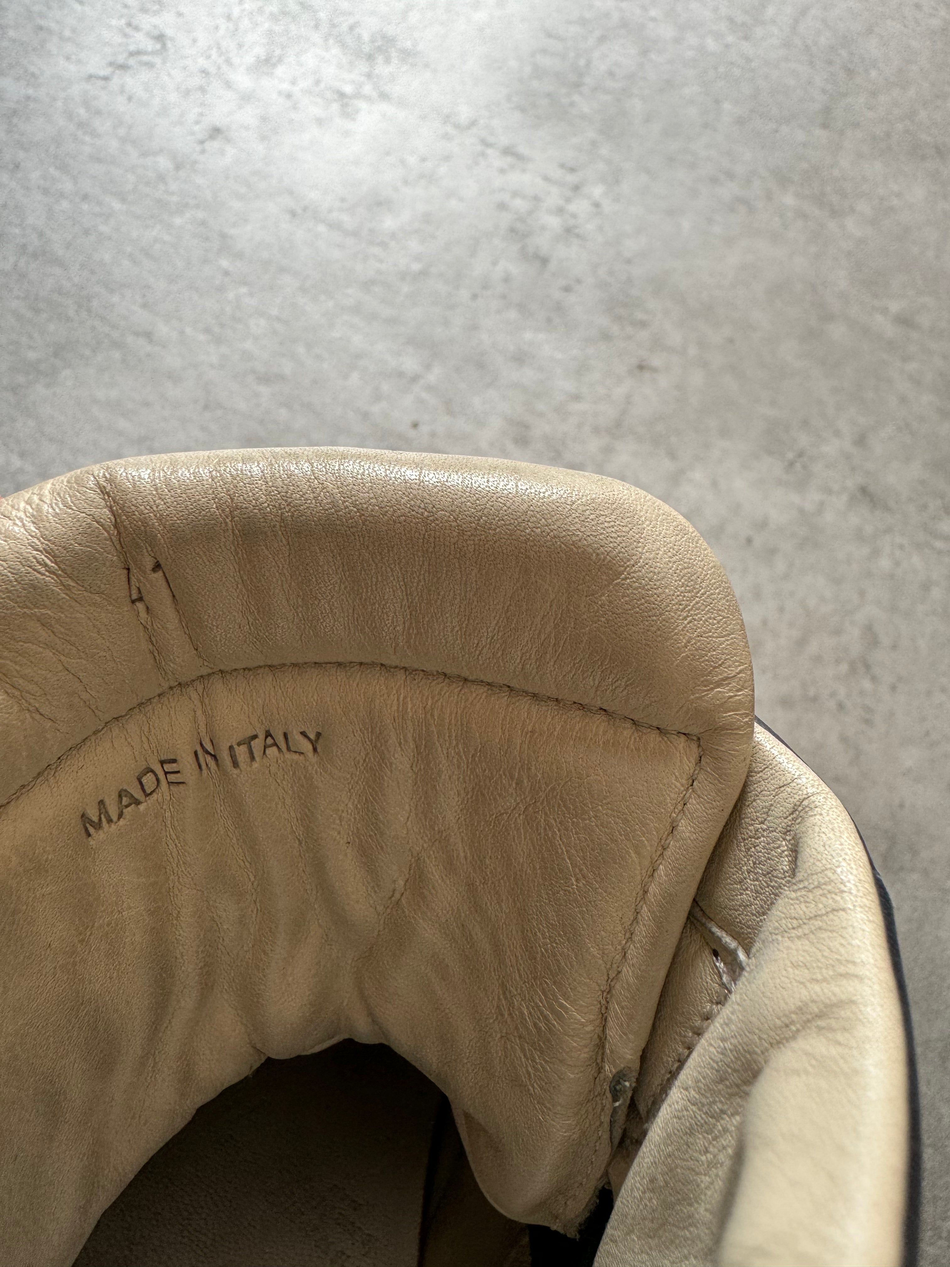 Maison Margiela Future High Top Suede Navy Two Tone  (41) - 8