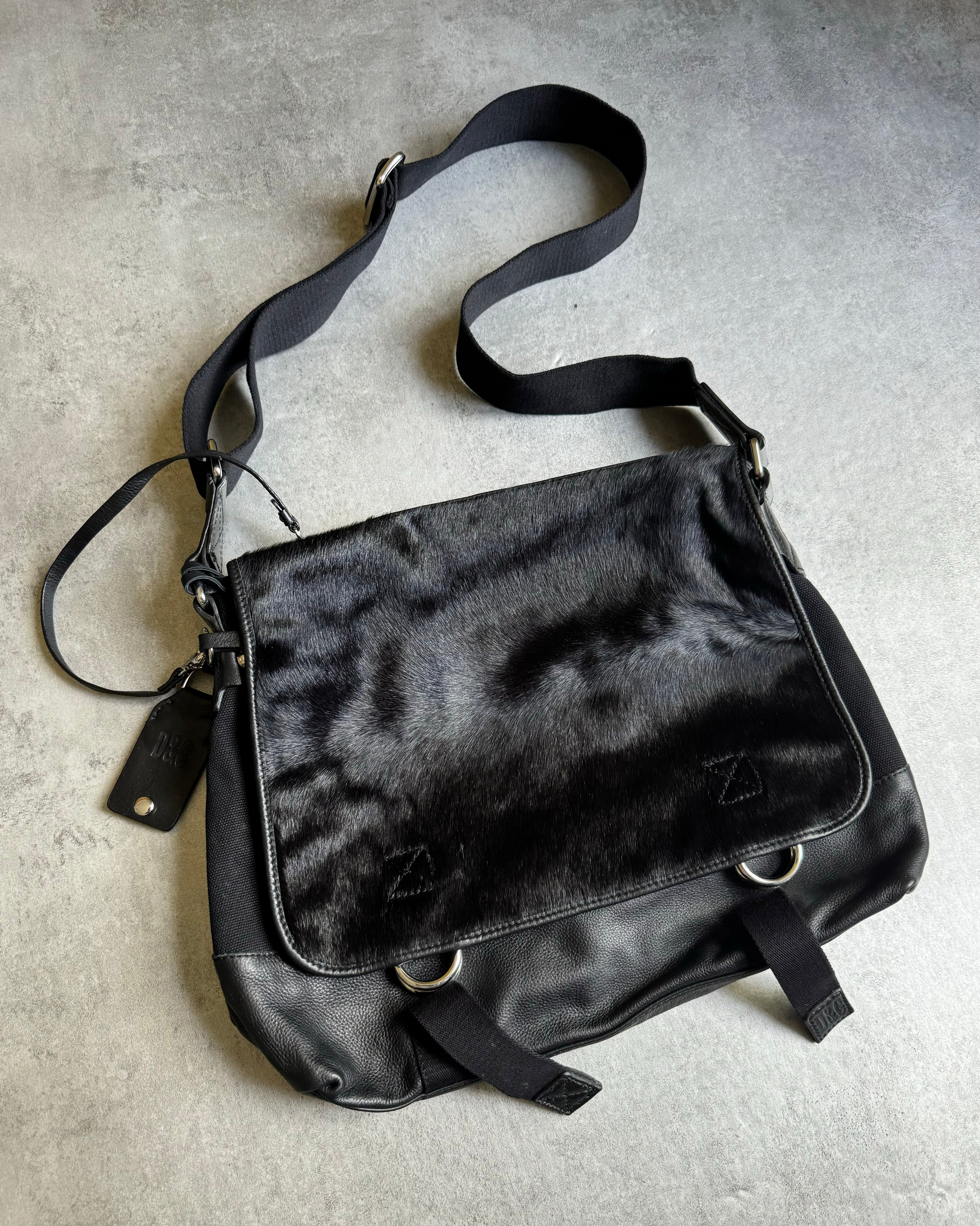Dolce & Gabbana Fur Black Contemporary Shoulder Bag (OS) - 5