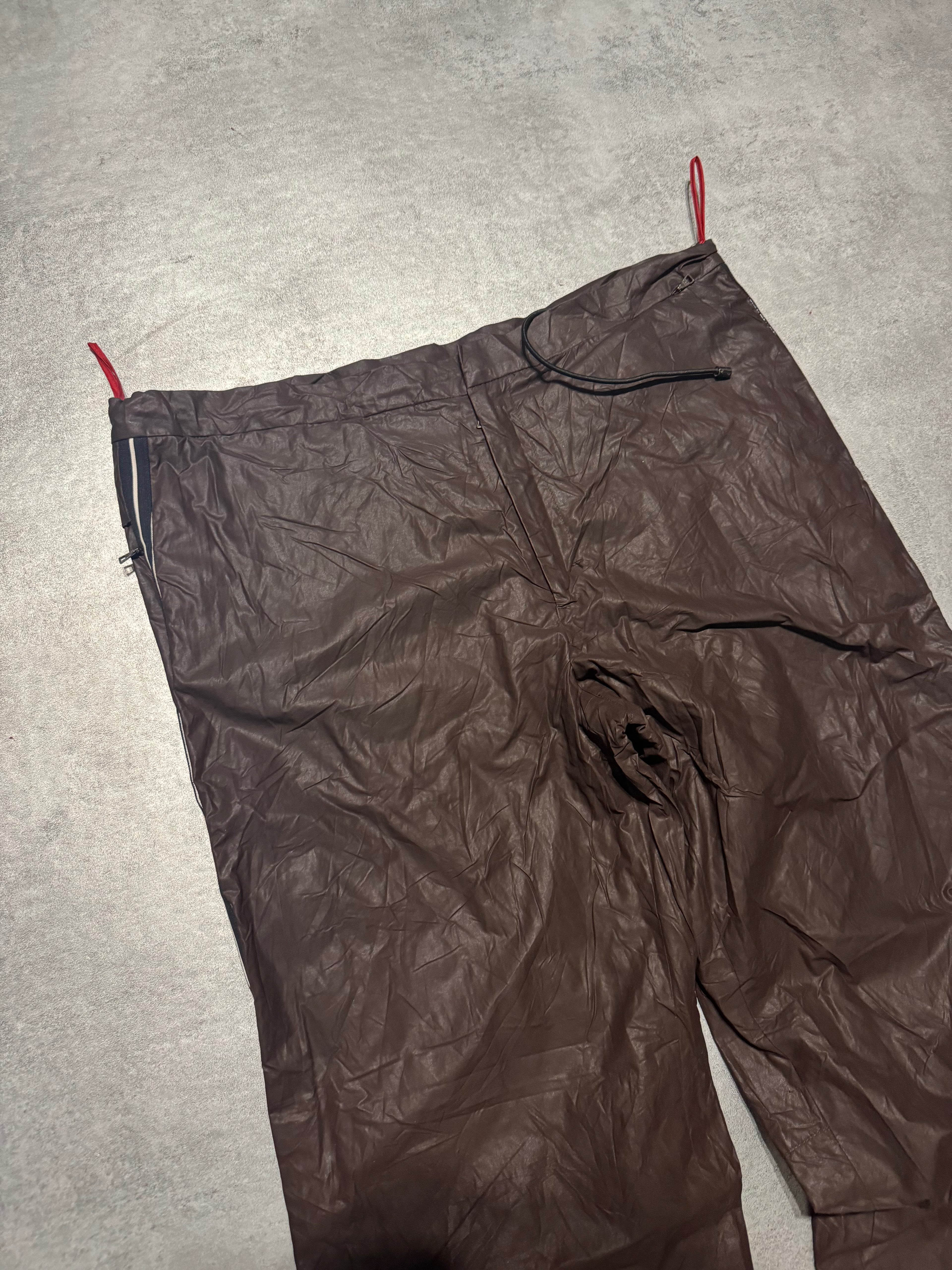 2000s Prada Linea Rossa Brown Ski Tactical Pants (L) - 7