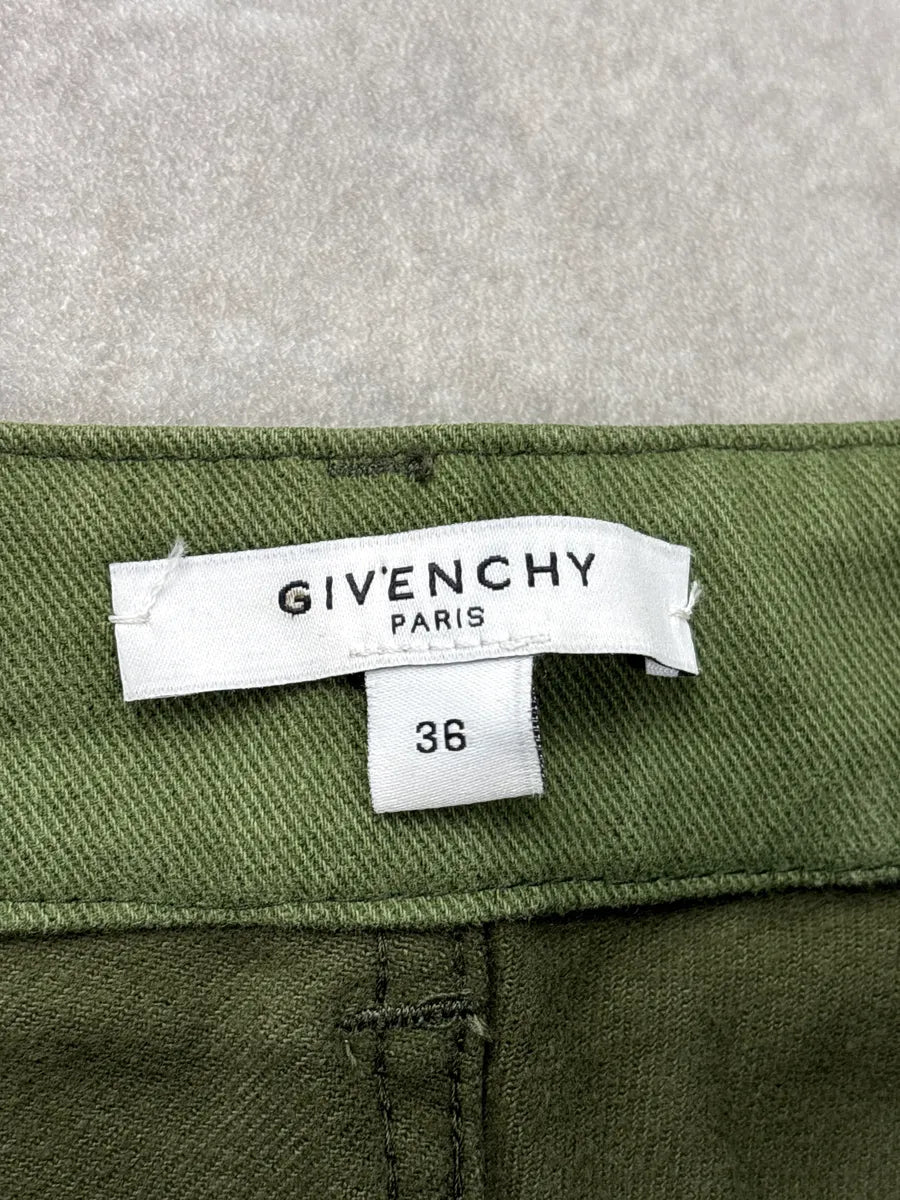 SS2012 Givenchy Olive Exposed Zip Waist pants PNkSmsfj 10