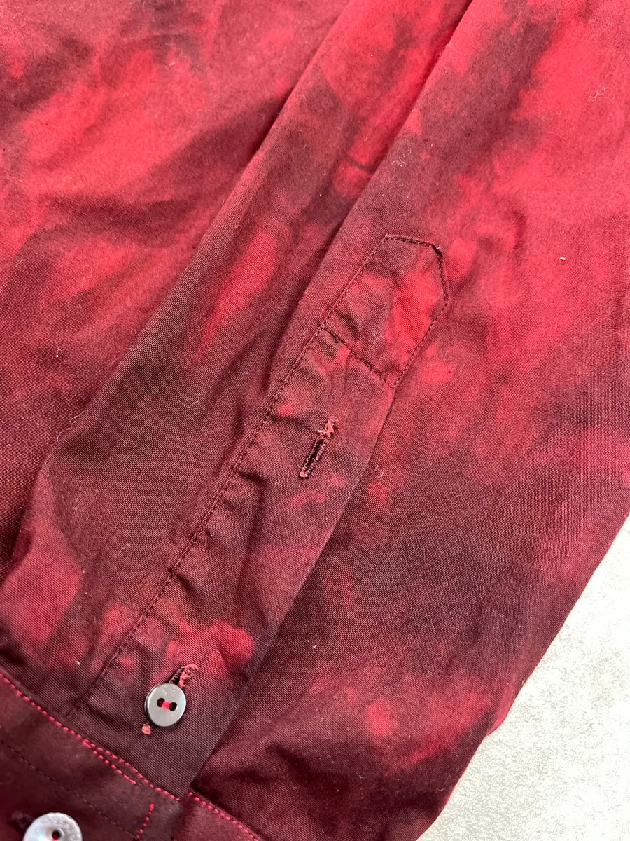 AW2001 Dolce & Gabbana Dyed Dark Red Shirt PWWoQEHE 8