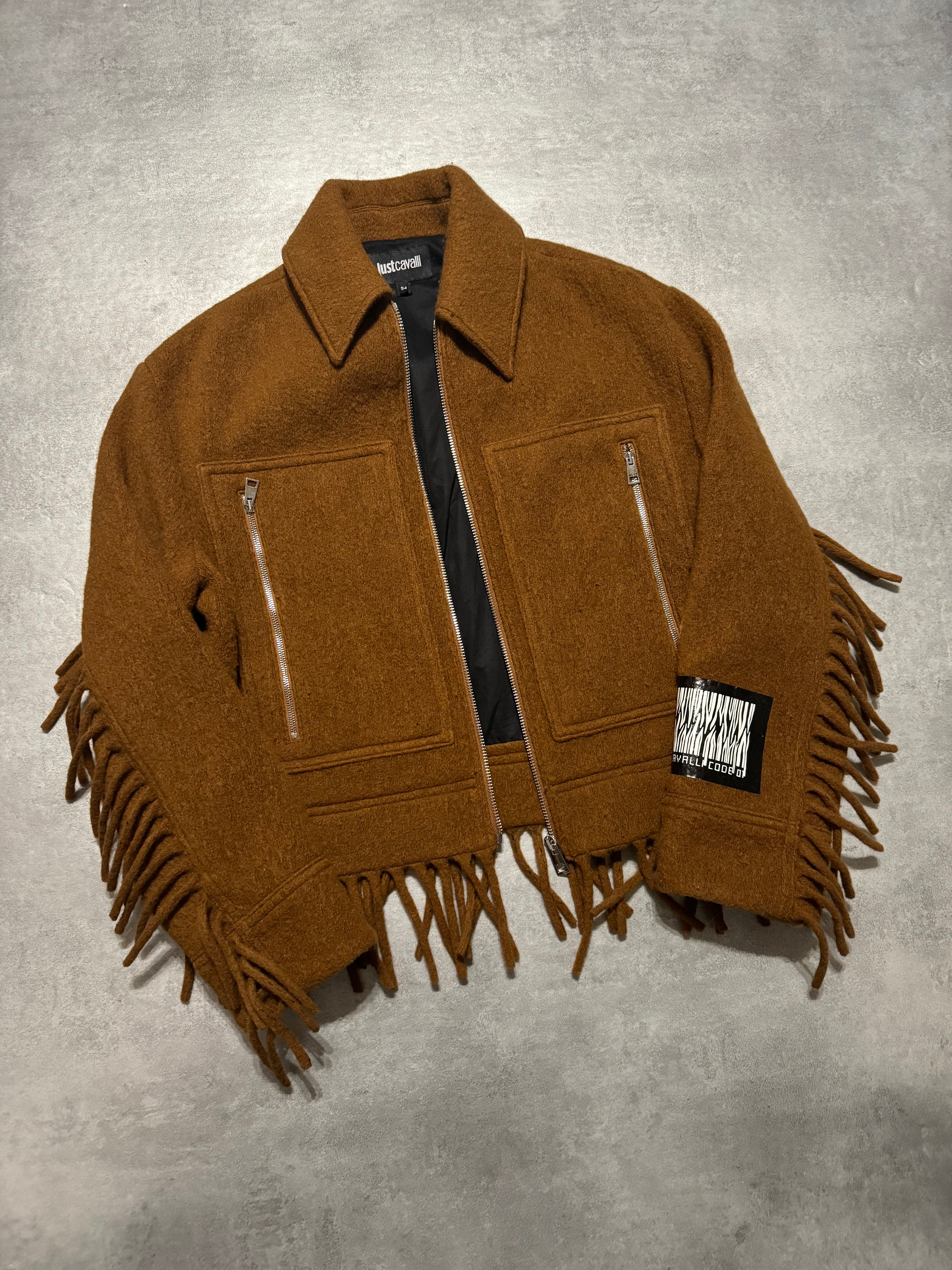 AW2021 Cavalli Cow-Boy Farwest Camel Coach Jacket (L) - 4