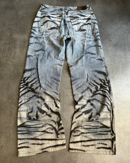 SS2002 Cavalli Safari Chic Zebra Pants (S) - 2