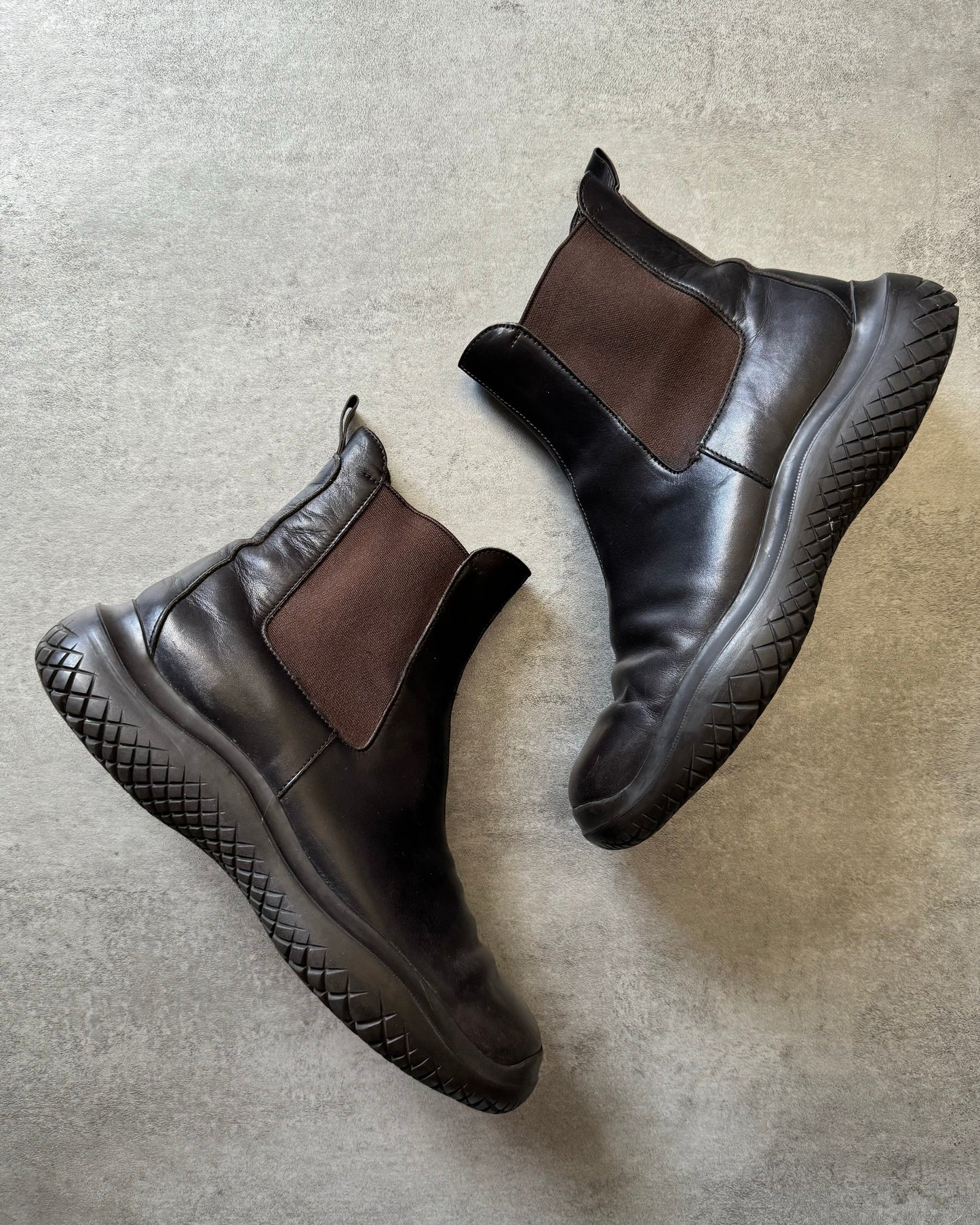 FW1999 Prada Brown Leather Boots (41) - 7