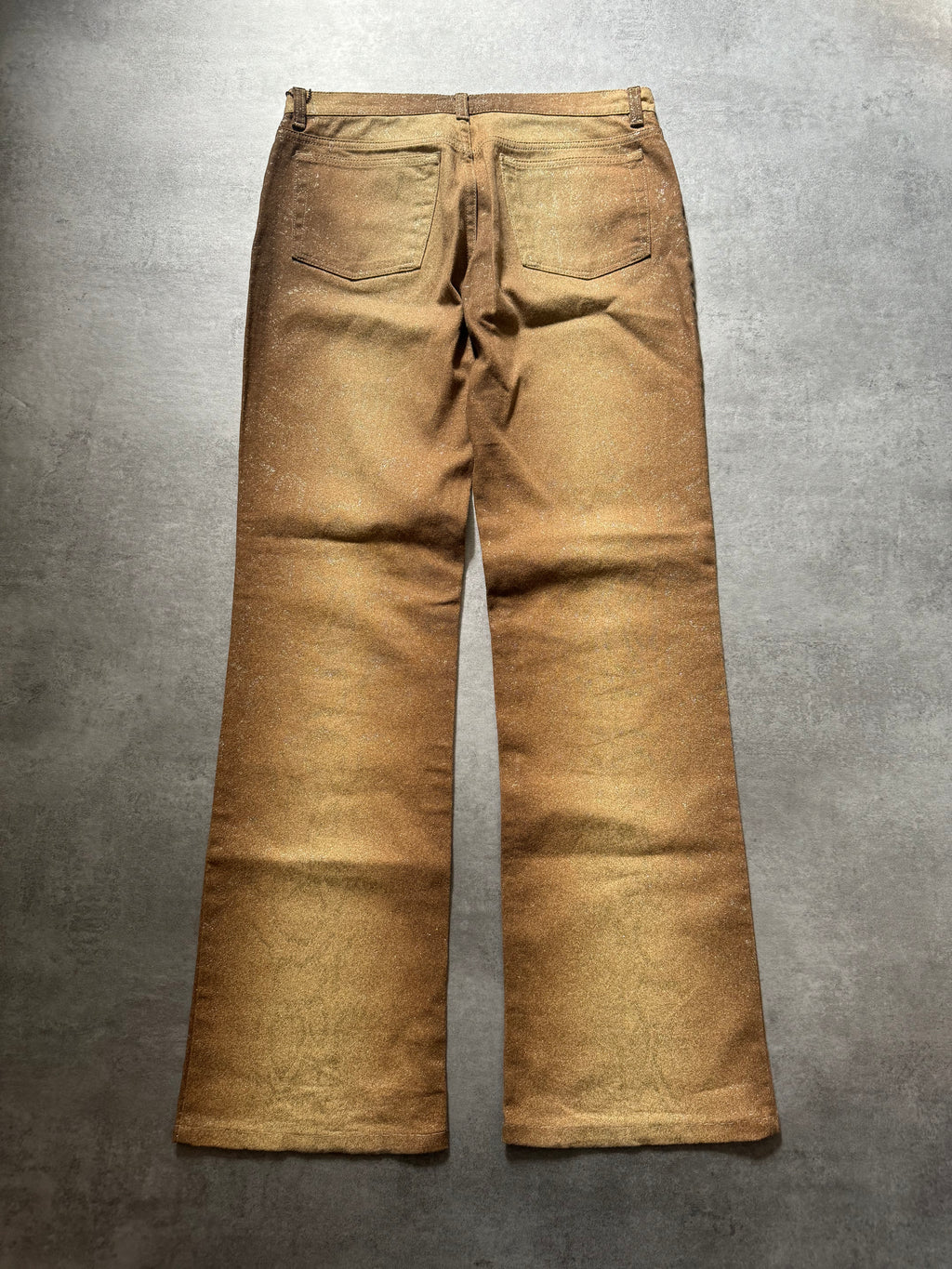 AW1999 Roberto Cavalli Yellow Python Skin Legend Pants (M) - 7